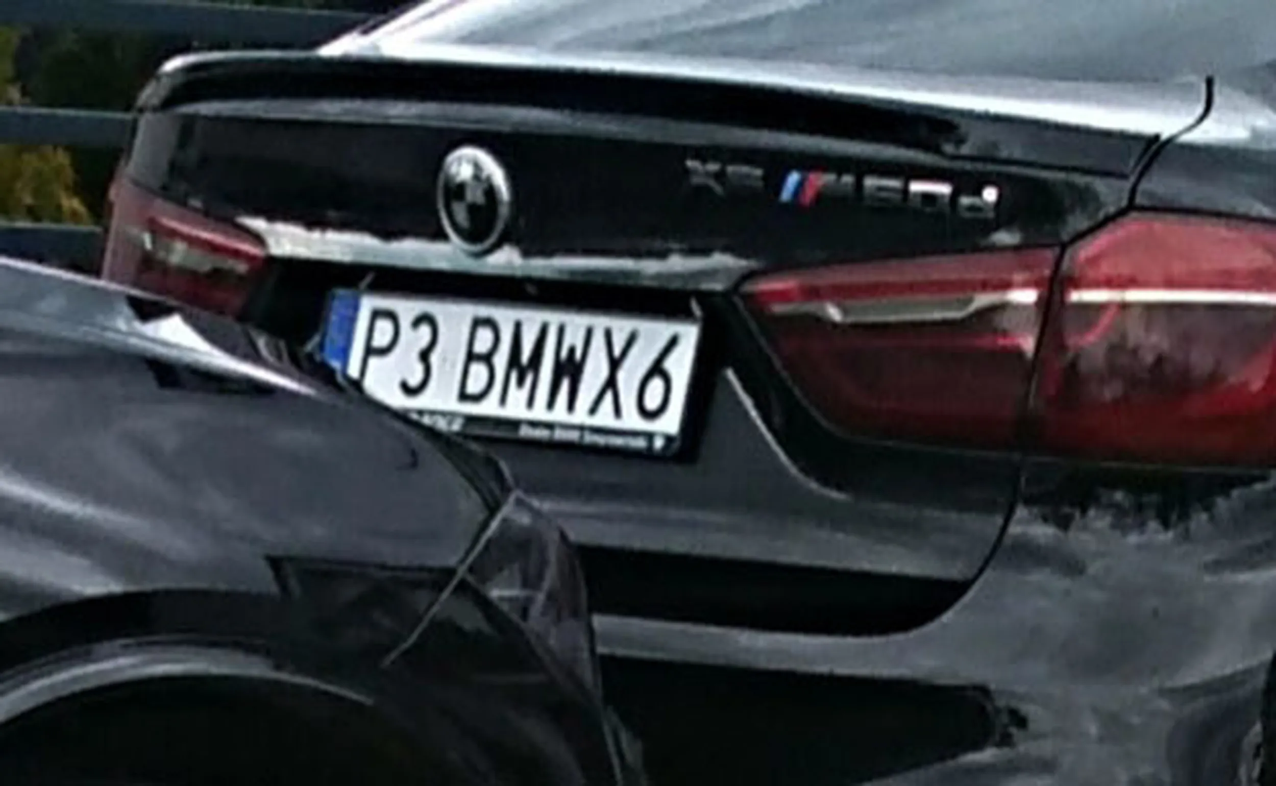 Fajny numer, blacha P3 BMWX6