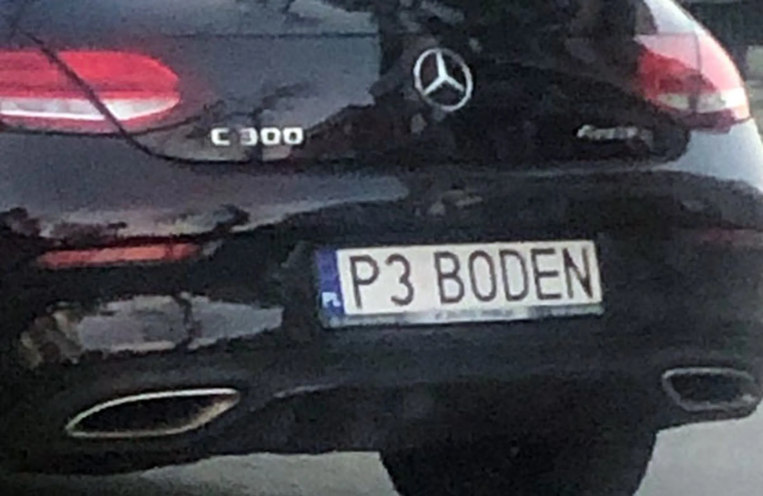 Fajny numer, blacha P3 BODEN