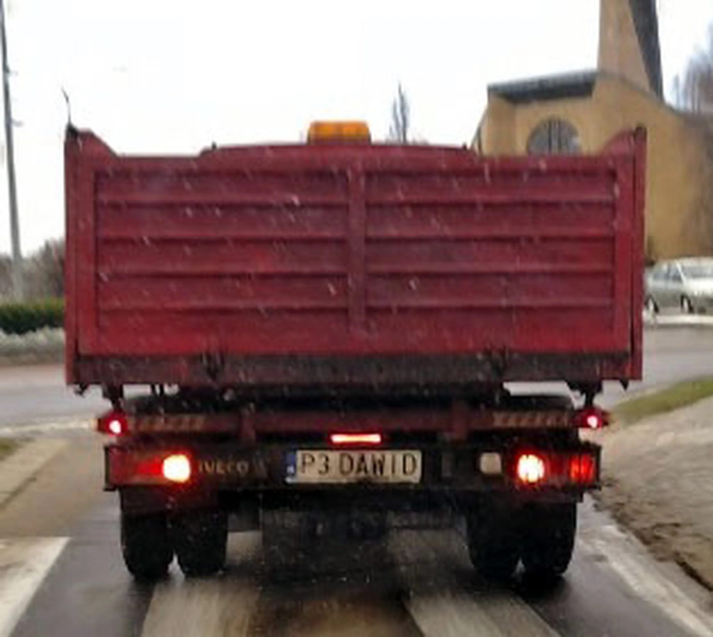 Fajny numer, blacha P3 DAWID