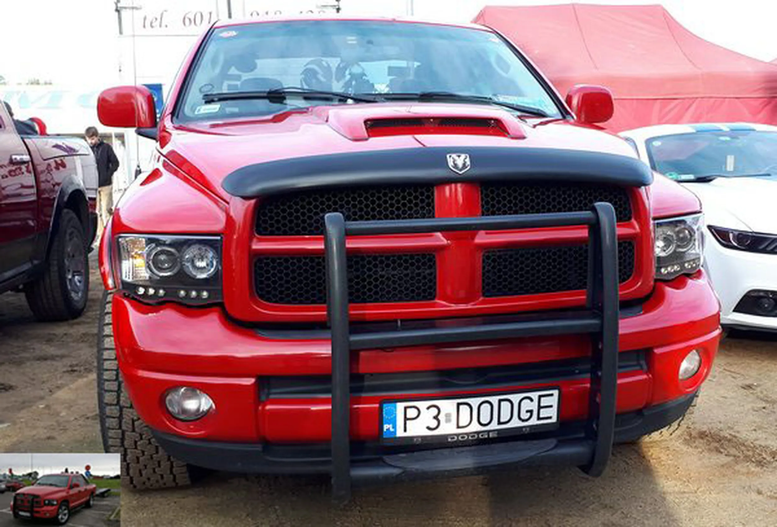 Fajny numer, blacha P3 DODGE