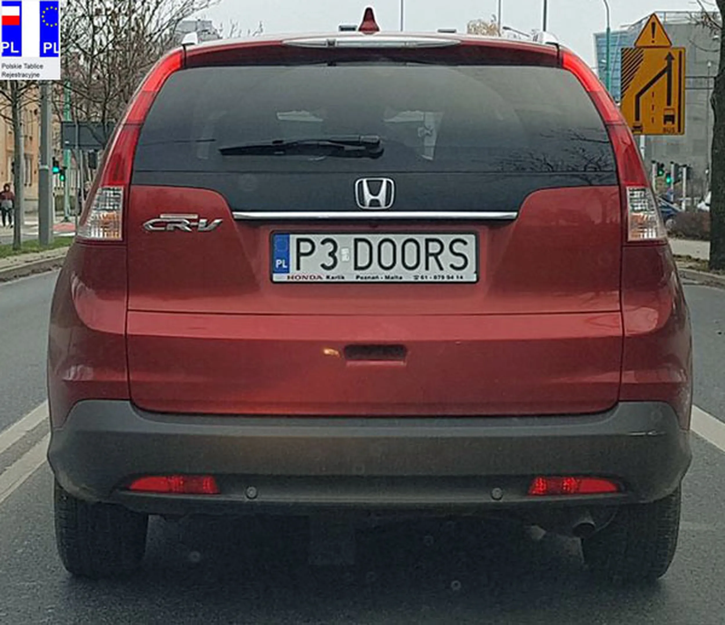 Fajny numer, blacha P3 DOORS