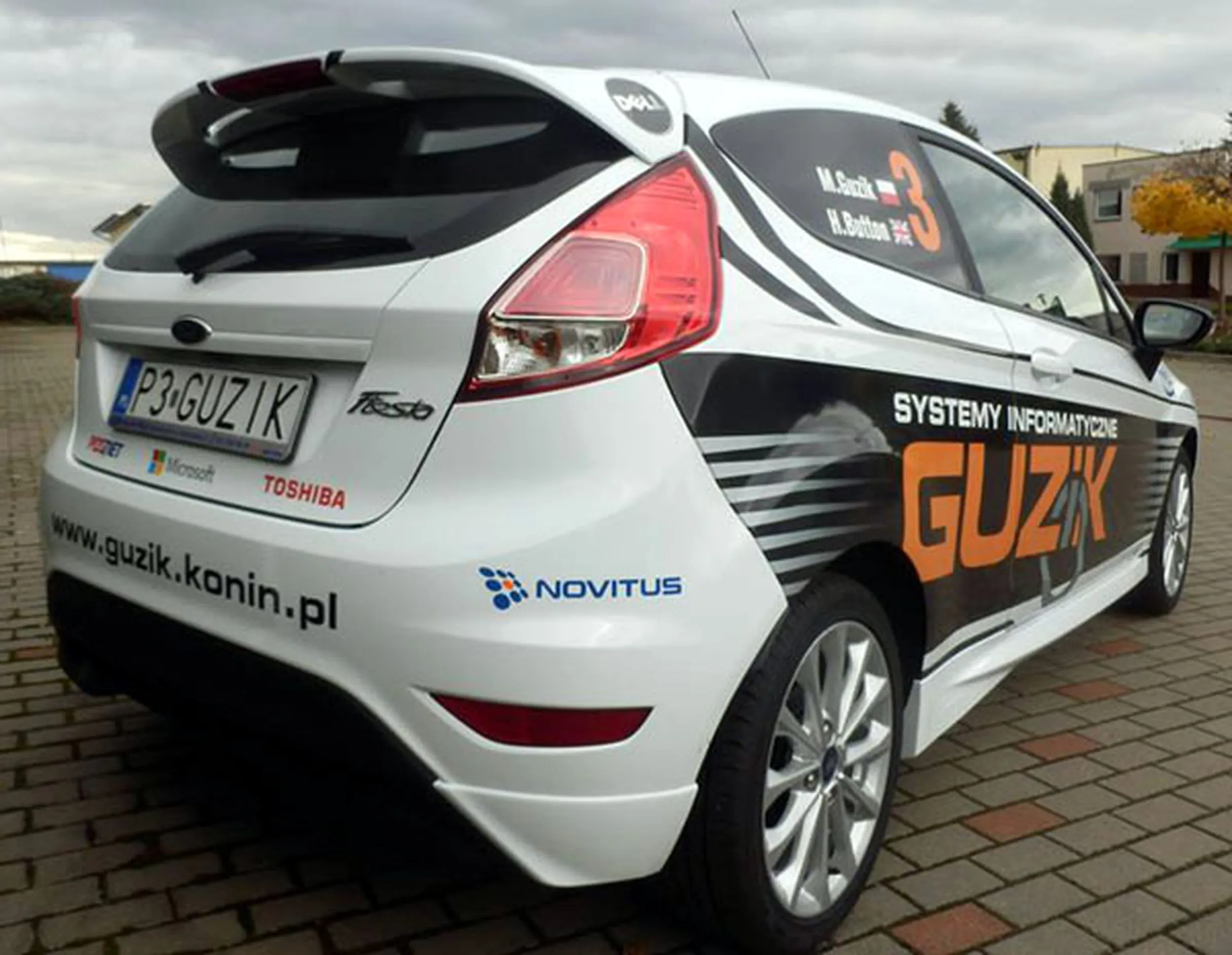 Fajny numer, blacha P3 GUZIK