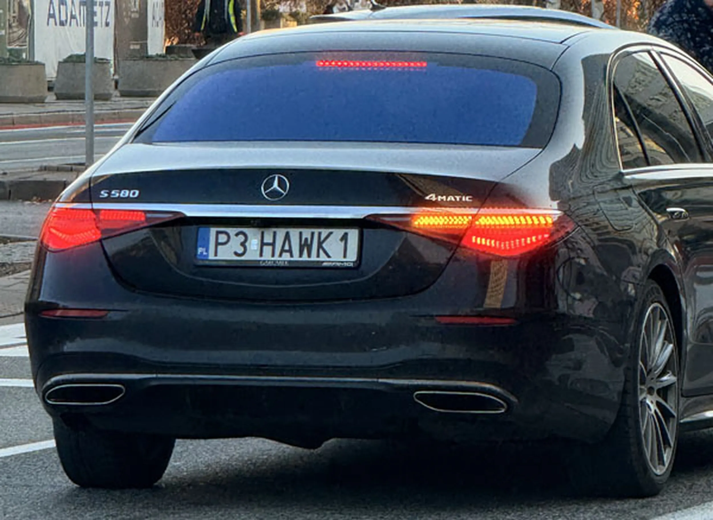 Fajny numer, blacha P3 HAWK1