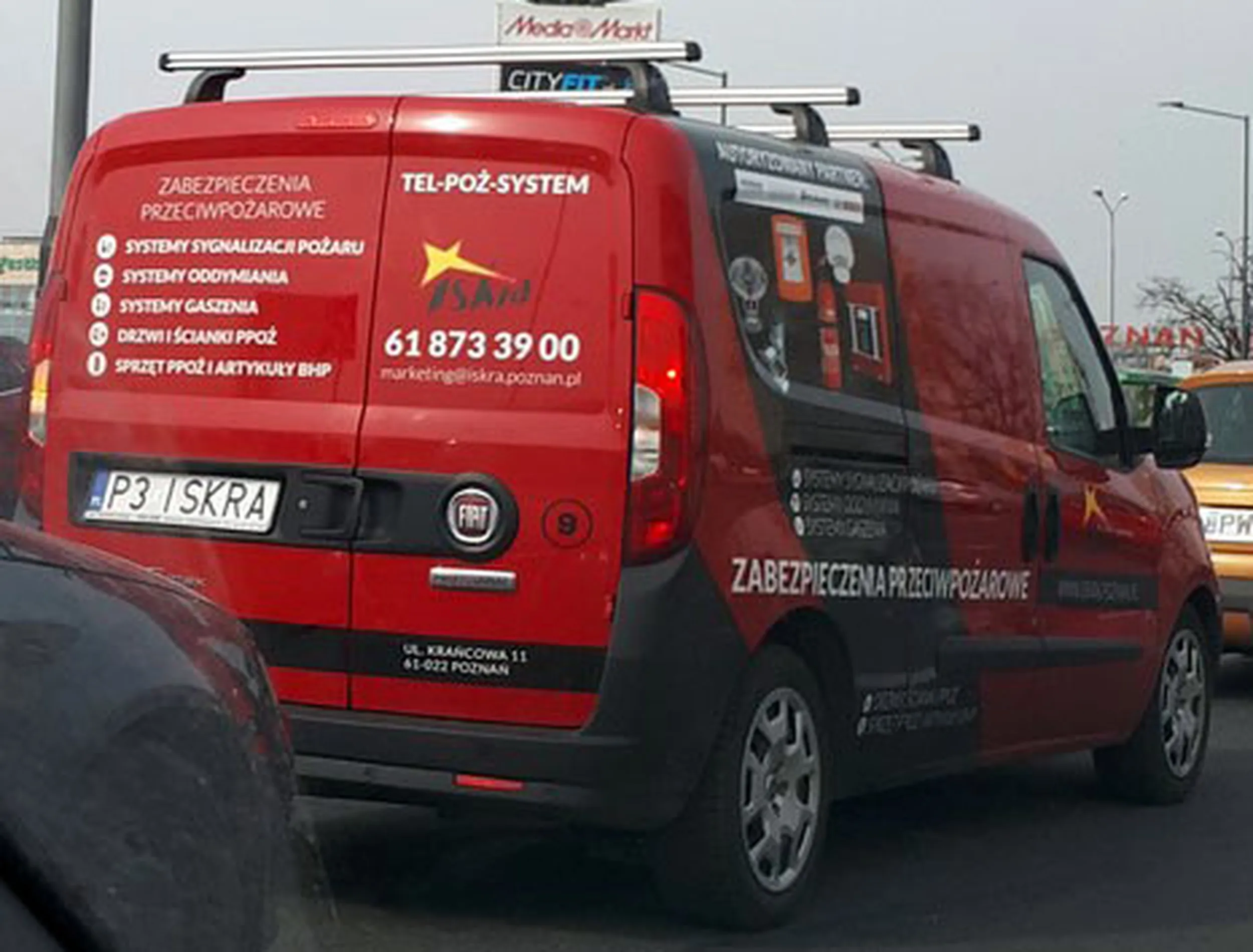 Fajny numer, blacha P3 ISKRA