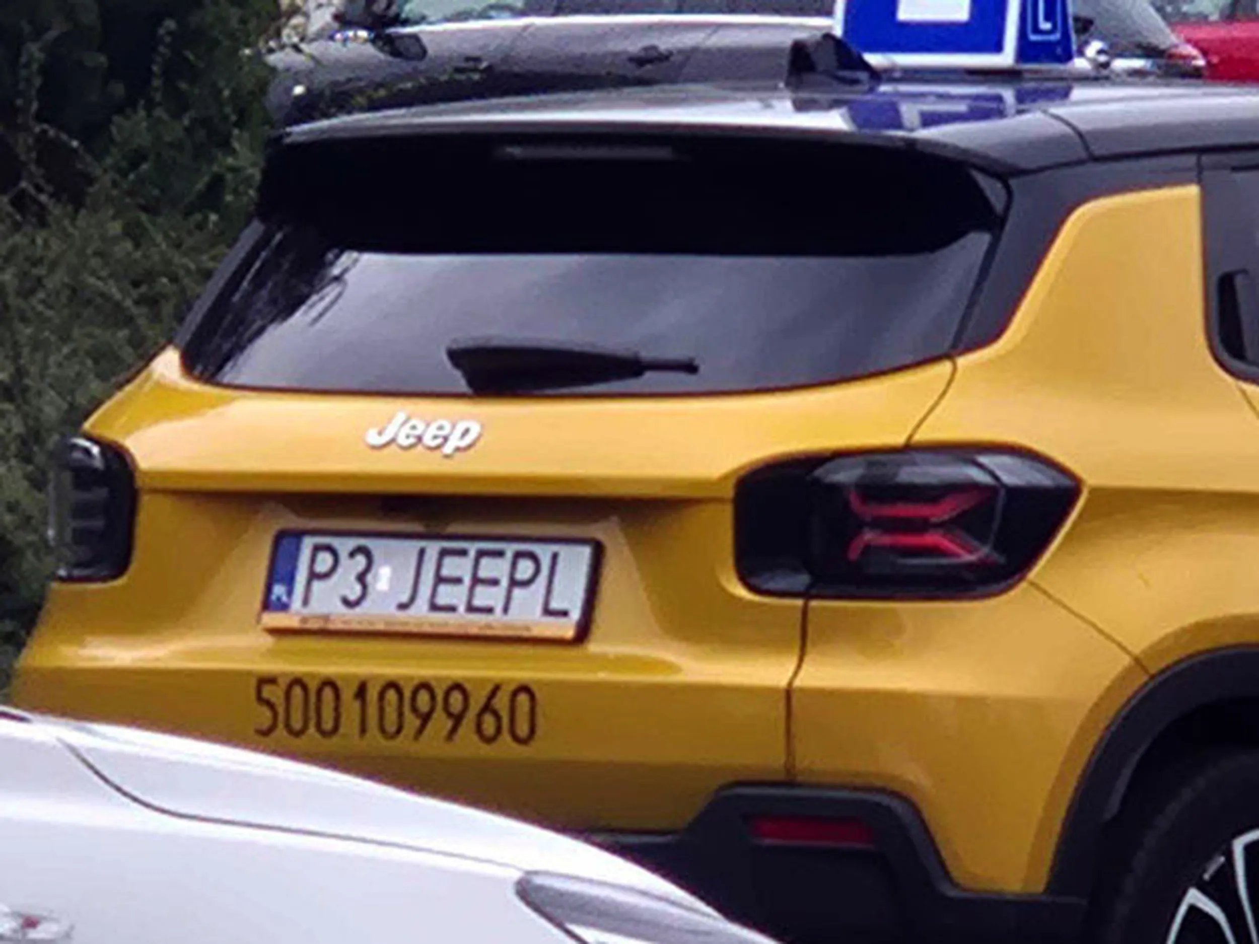 Fajny numer, blacha P3 JEEPL