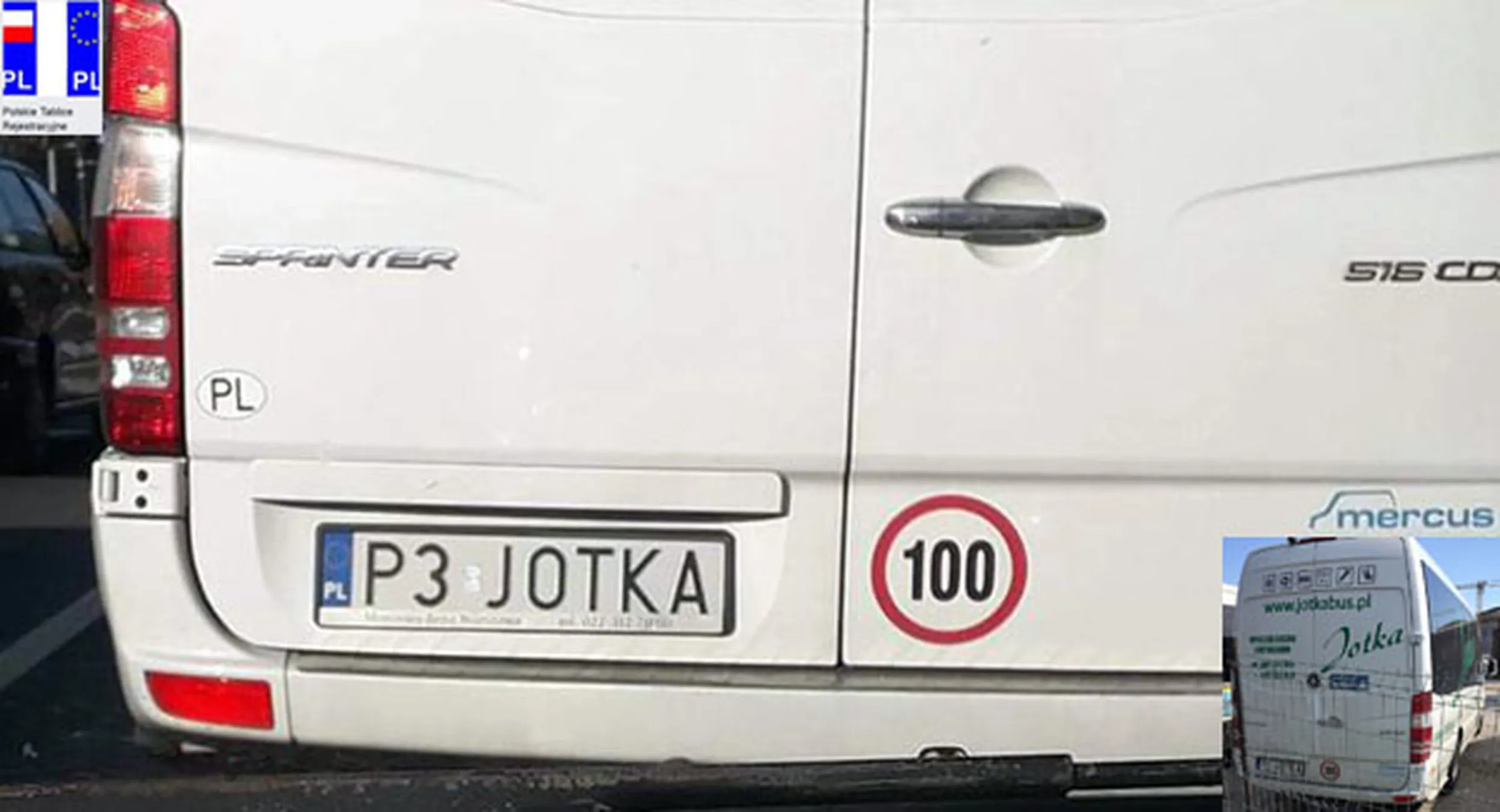 Fajny numer, blacha P3 JOTKA