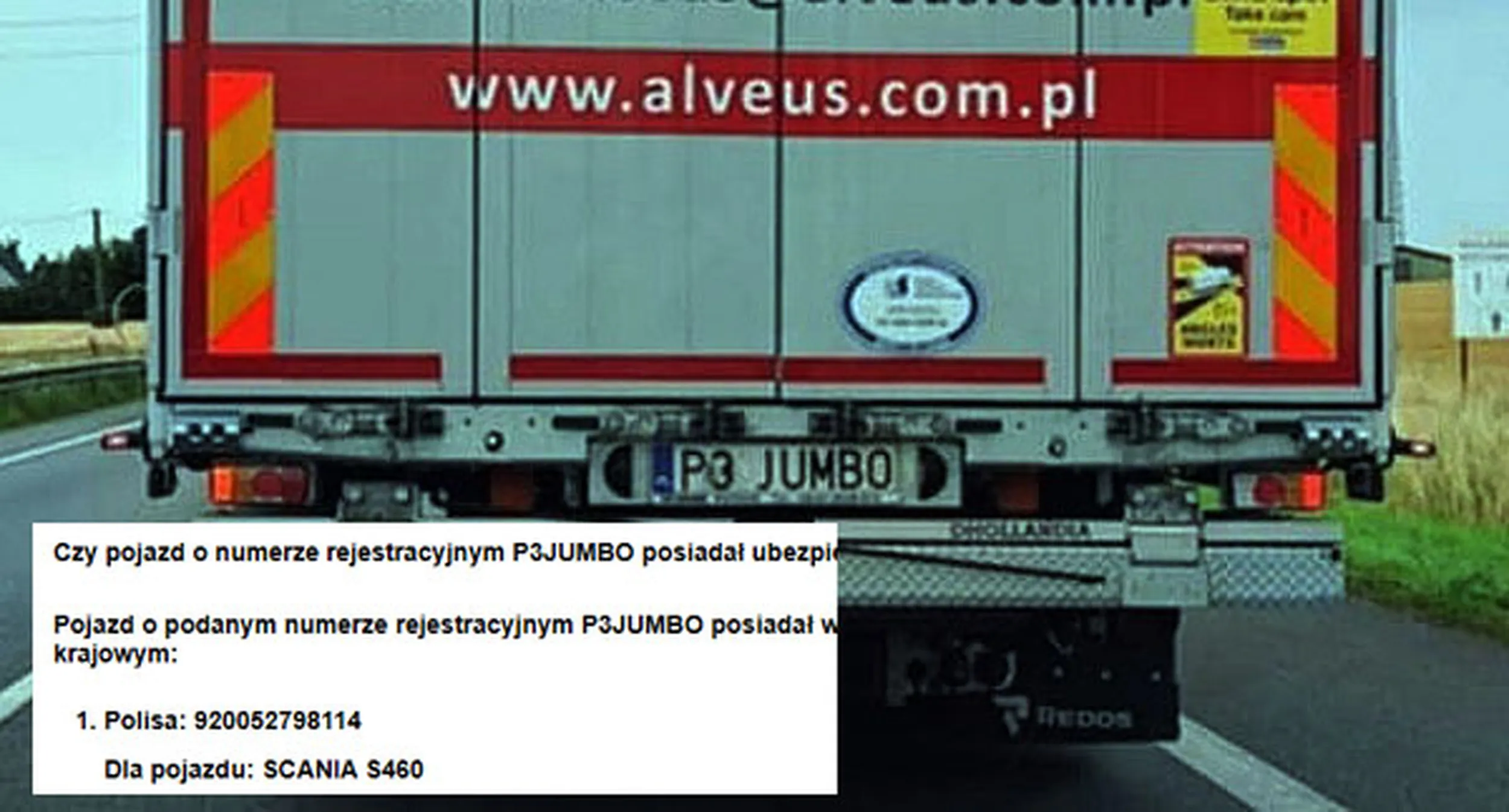 Fajny numer, blacha P3 JUMBO