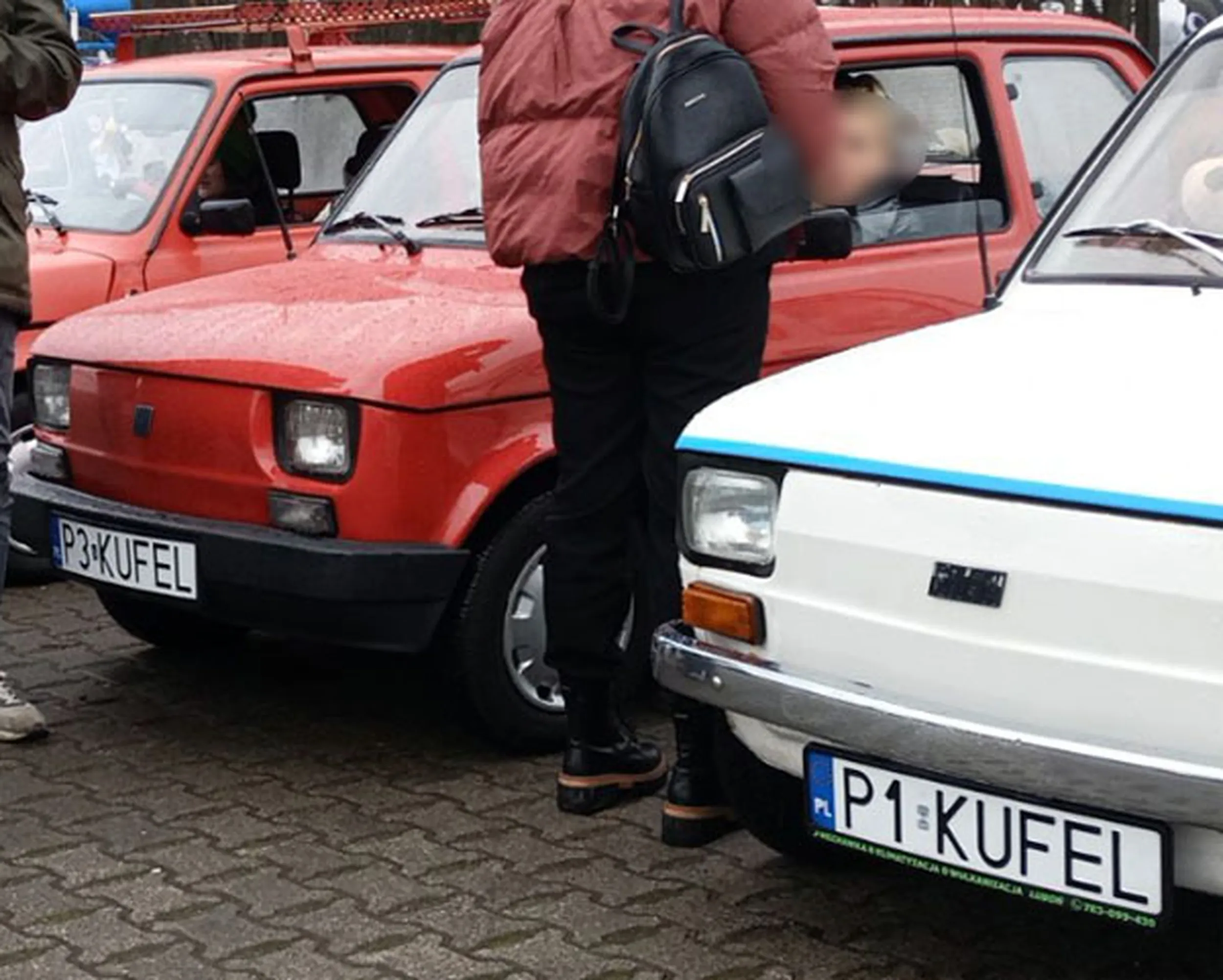 Fajny numer, blacha P3 KUFEL