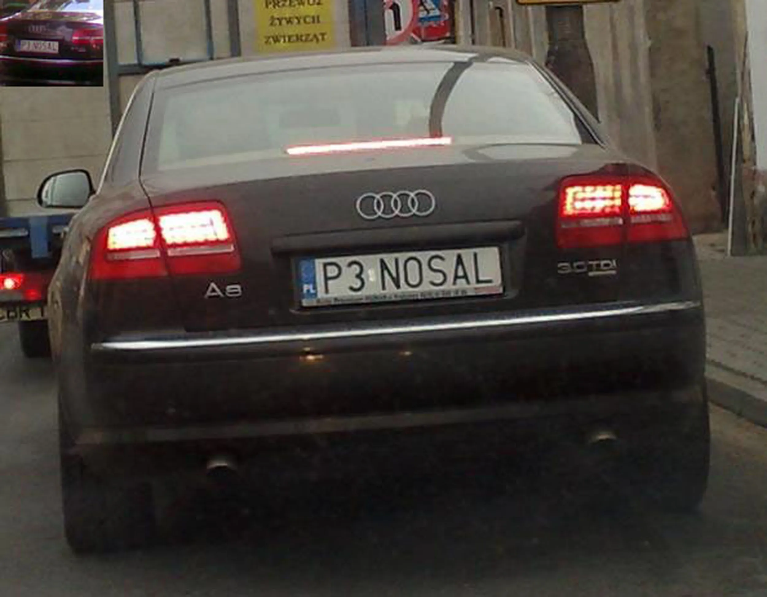 Fajny numer, blacha P3 NOSAL