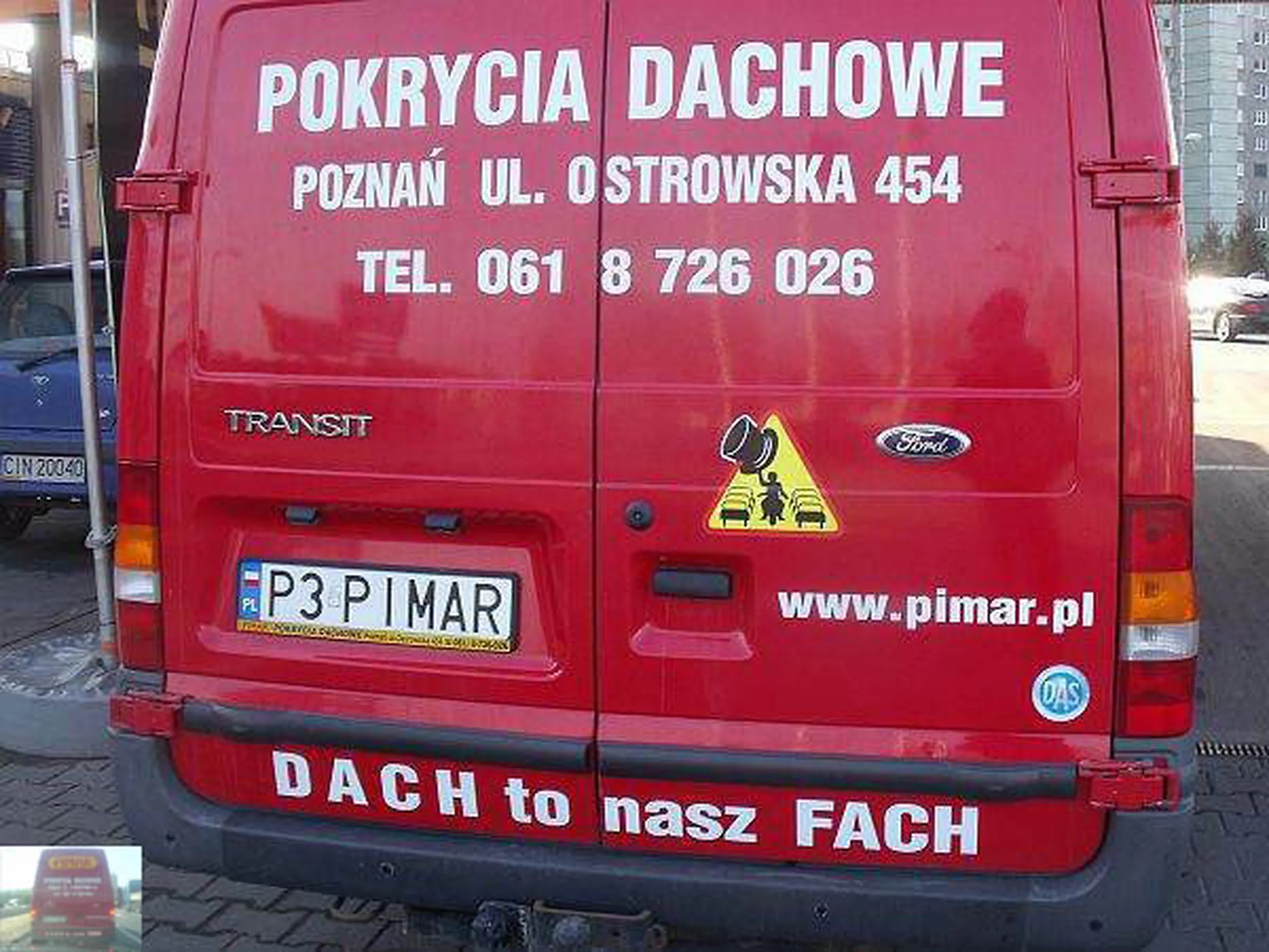 Fajny numer, blacha P3 PIMAR