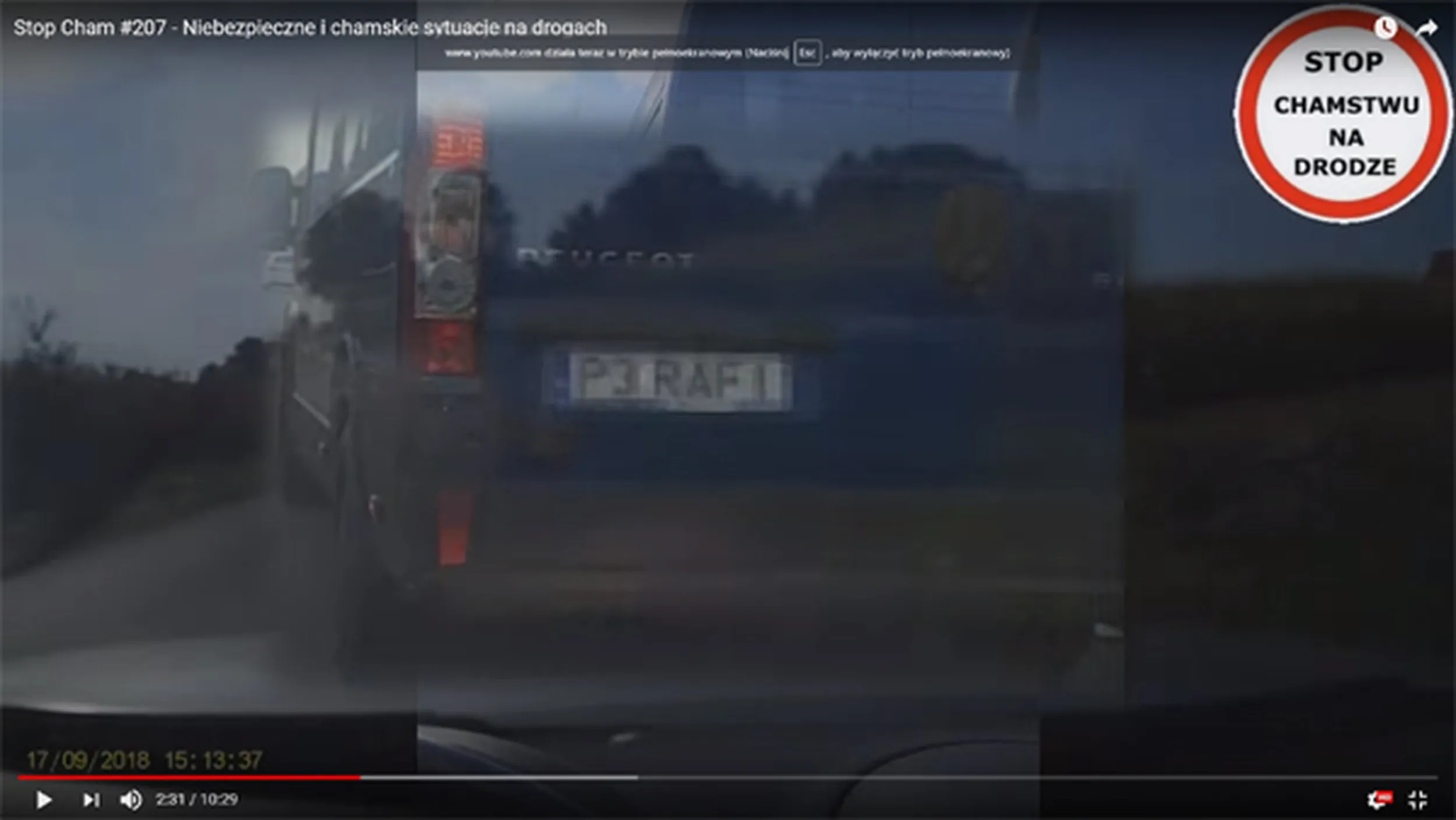 Fajny numer, blacha P3 RAFI