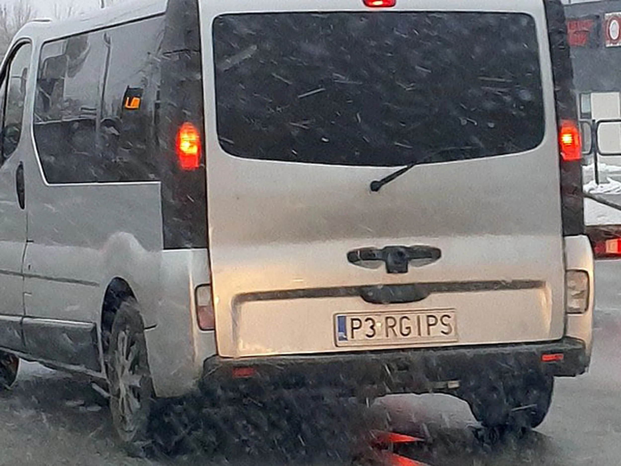 Fajny numer, blacha P3 RGIPS