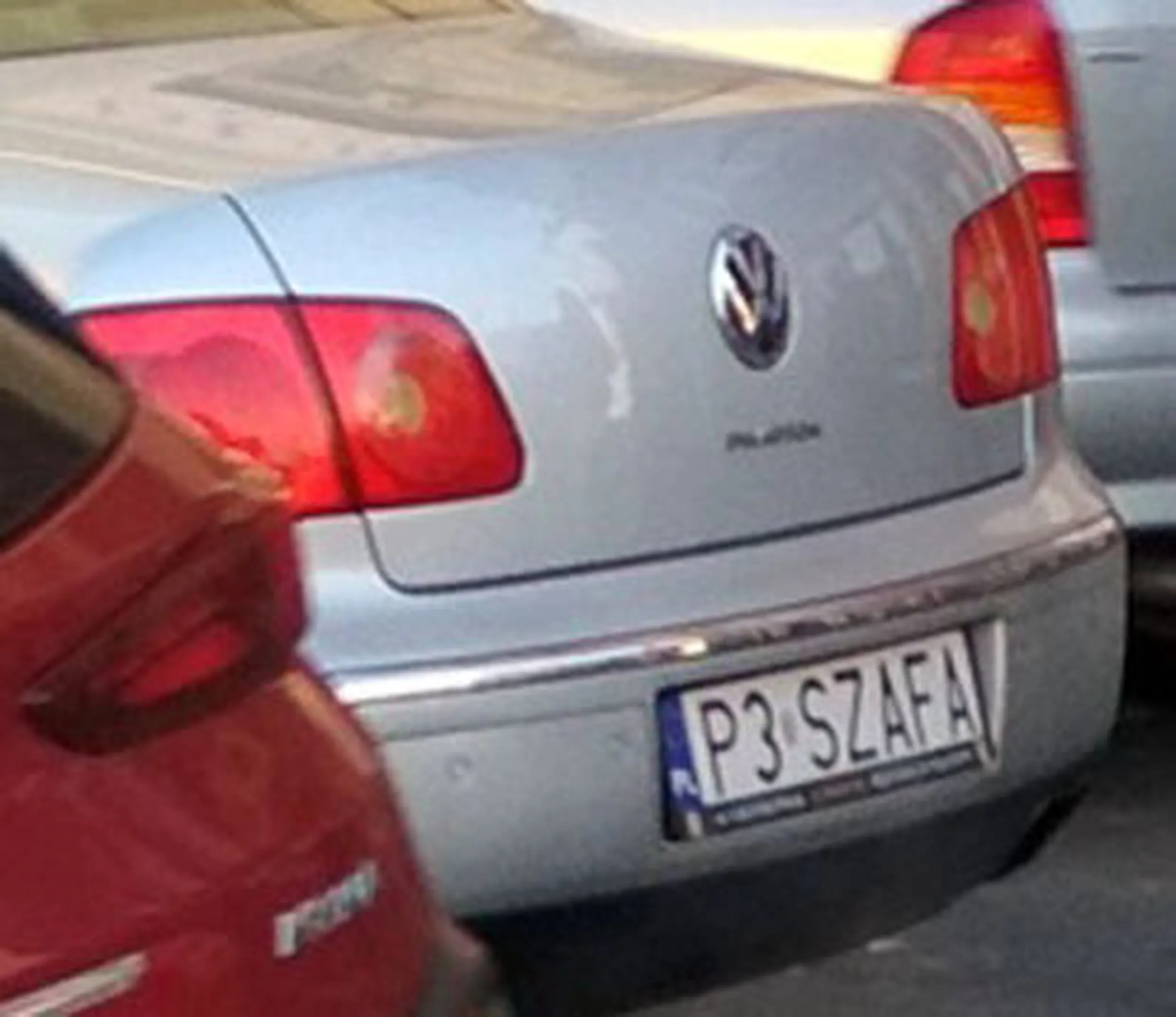 Fajny numer, blacha P3 SZAFA