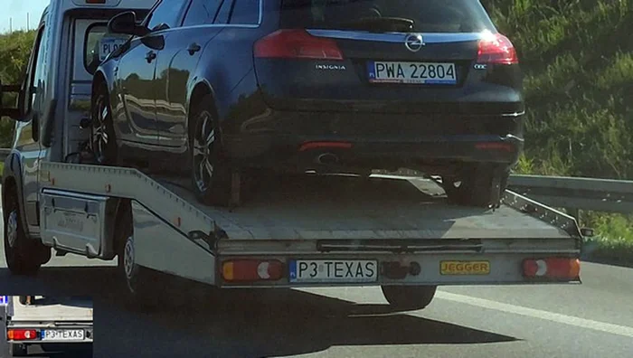 Fajny numer, blacha P3 TEXAS