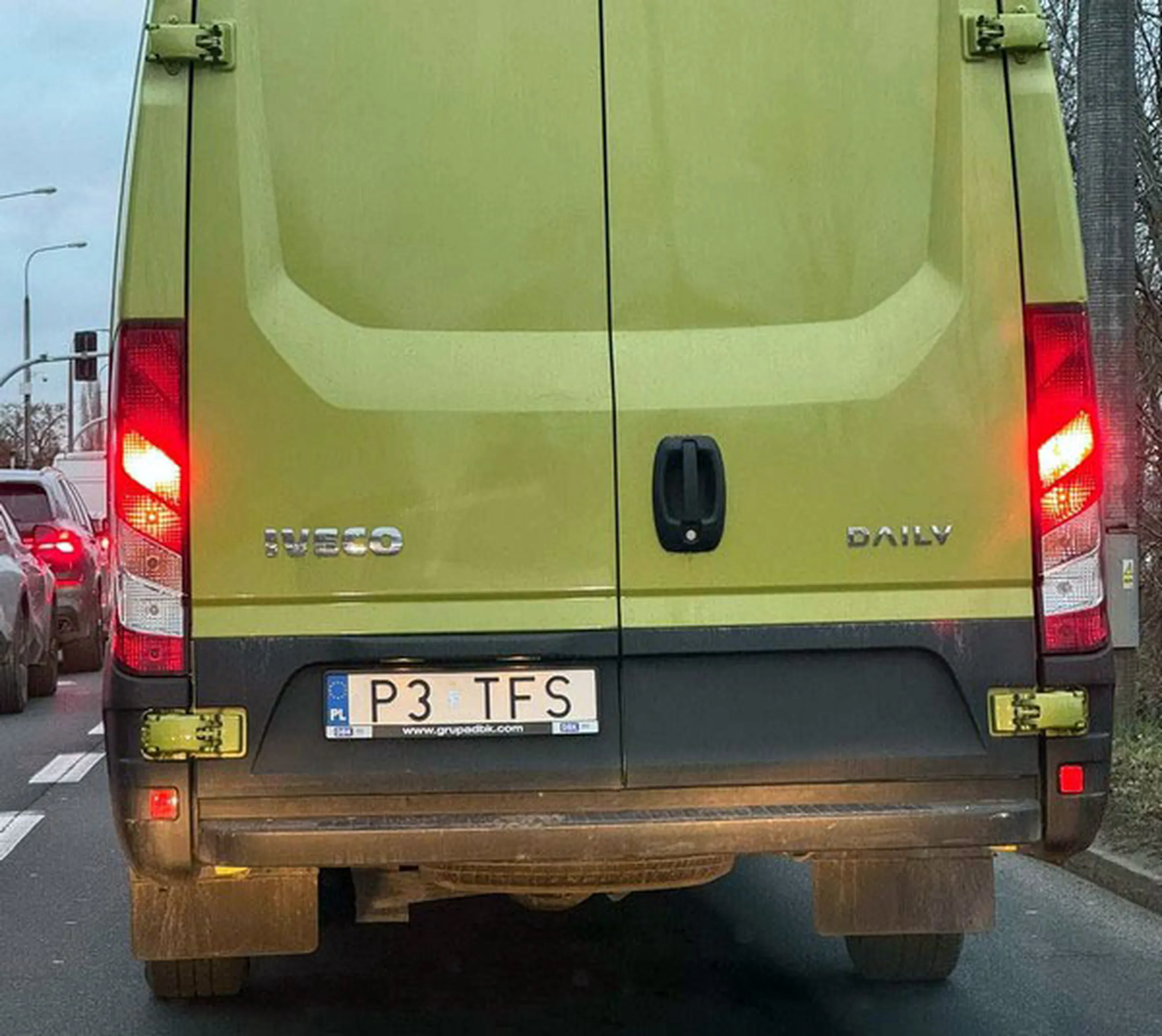 Fajny numer, blacha P3 TFS