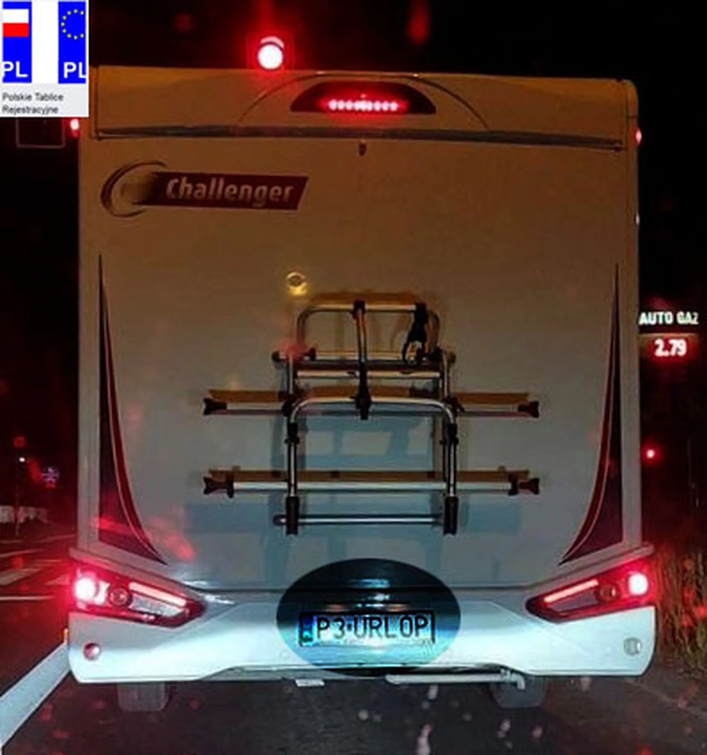 Fajny numer, blacha P3 URLOP