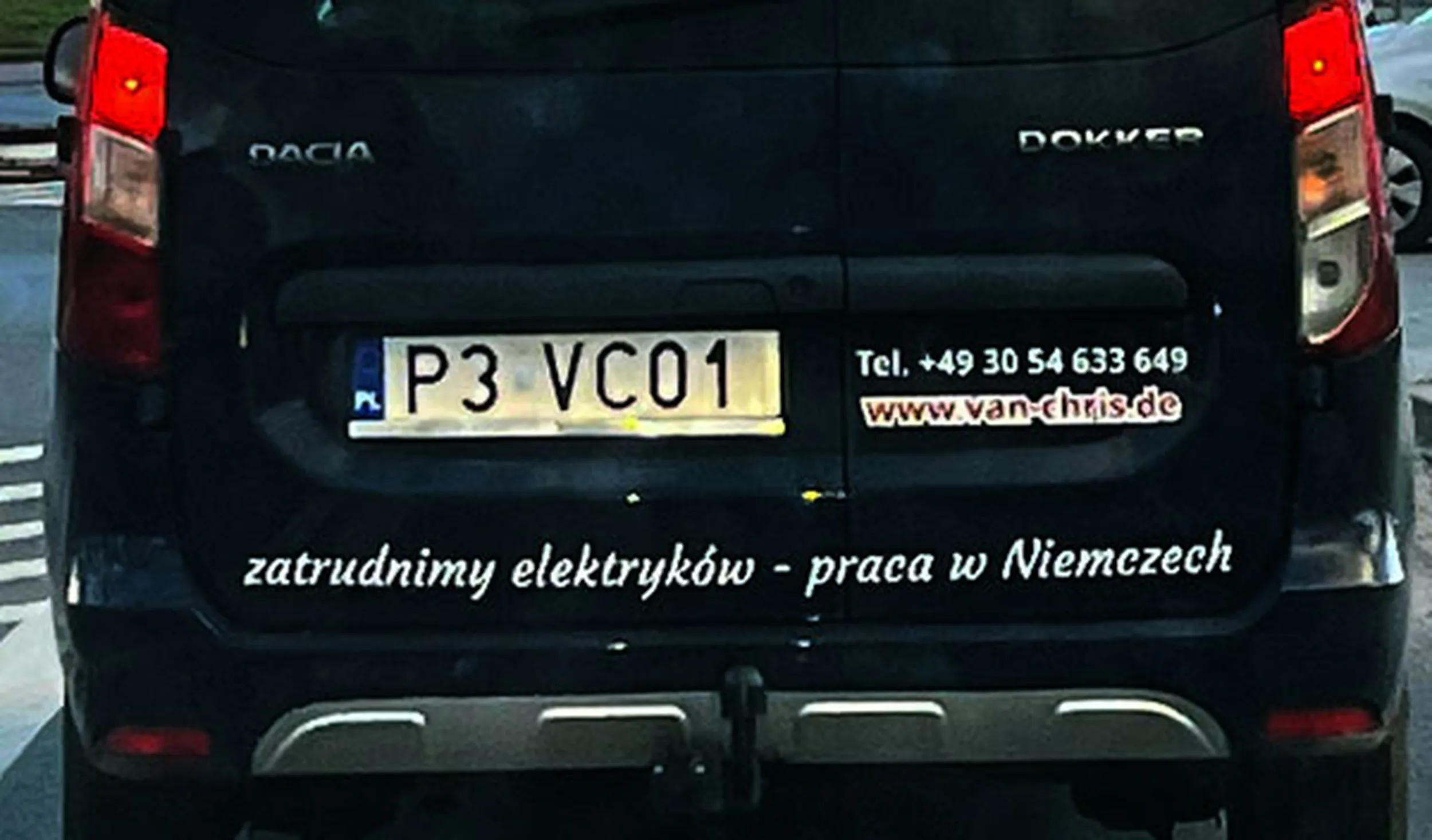 Fajny numer, blacha P3 VC01