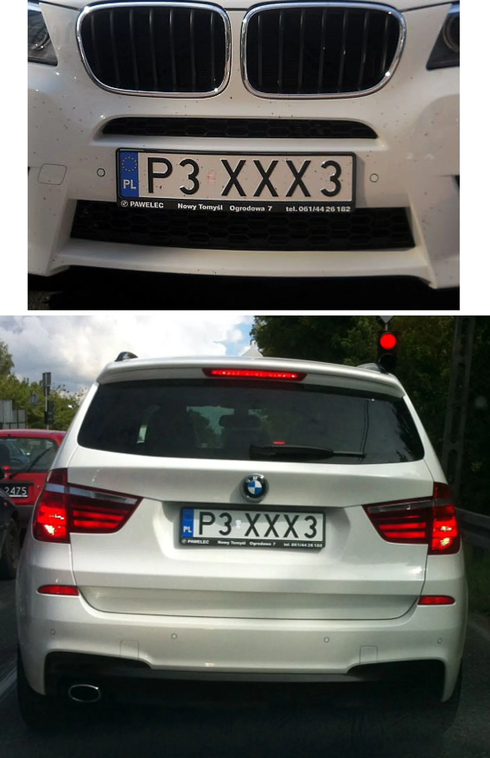 Fajny numer, blacha P3 XXX3