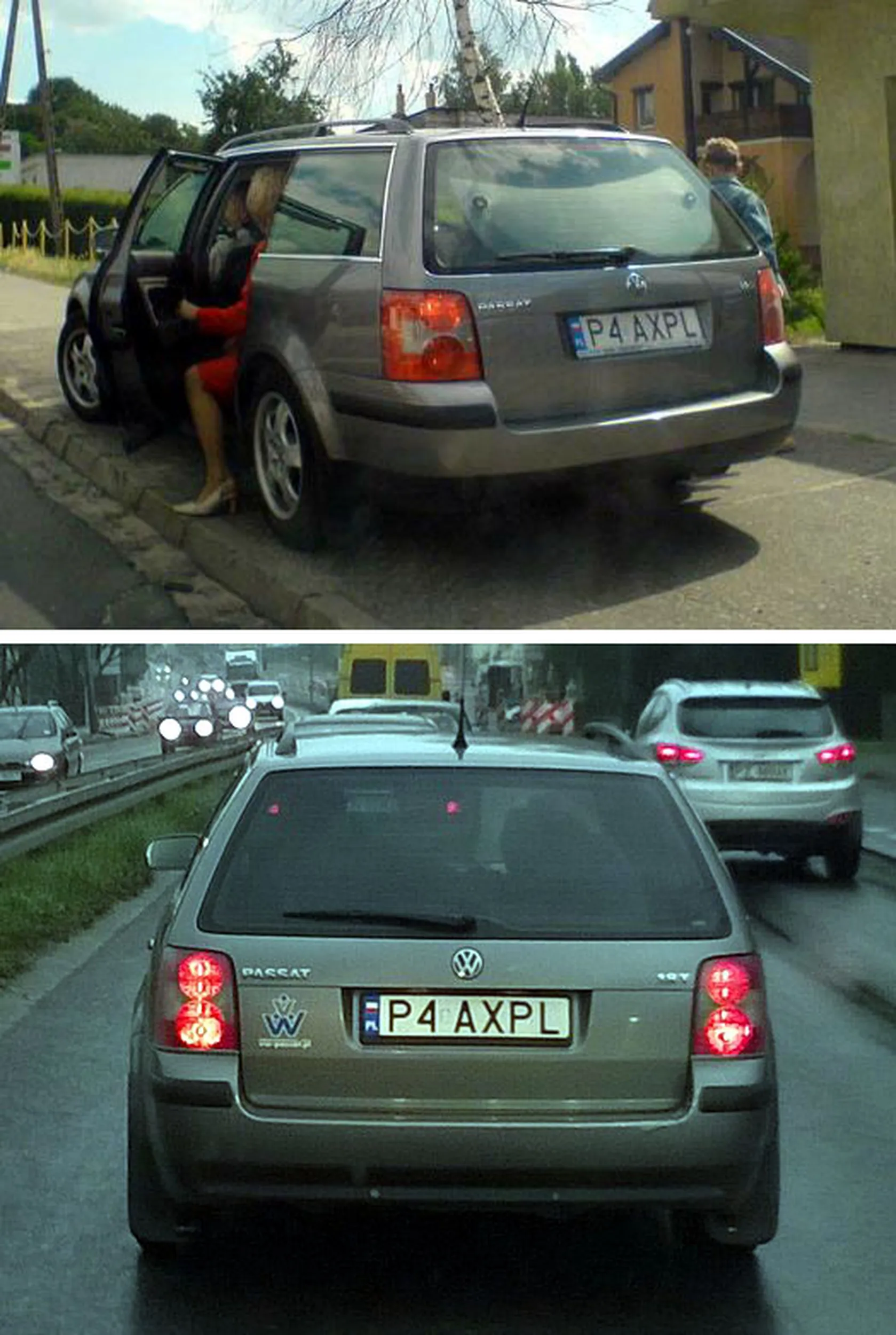 Fajny numer, blacha P4 AXPL