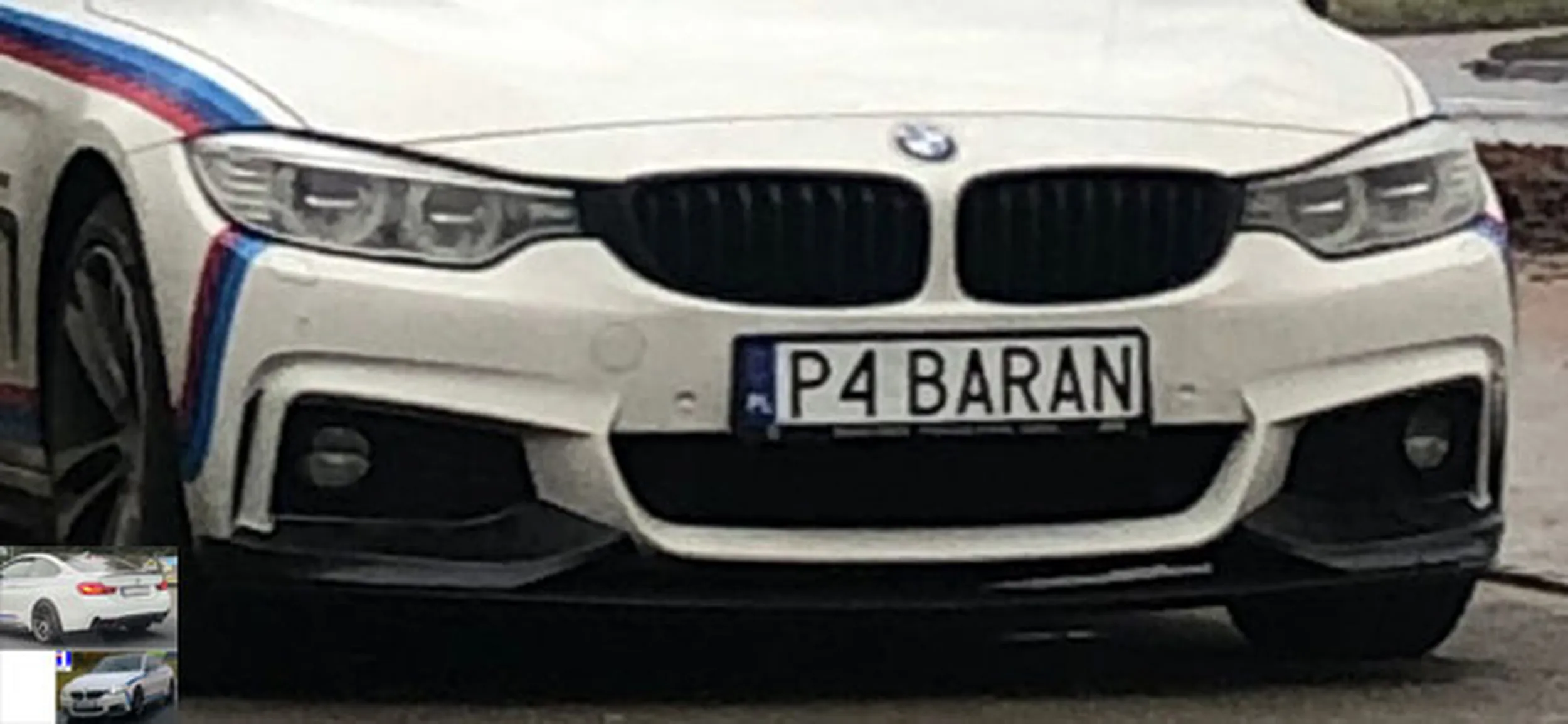 Fajny numer, blacha P4 BARAN