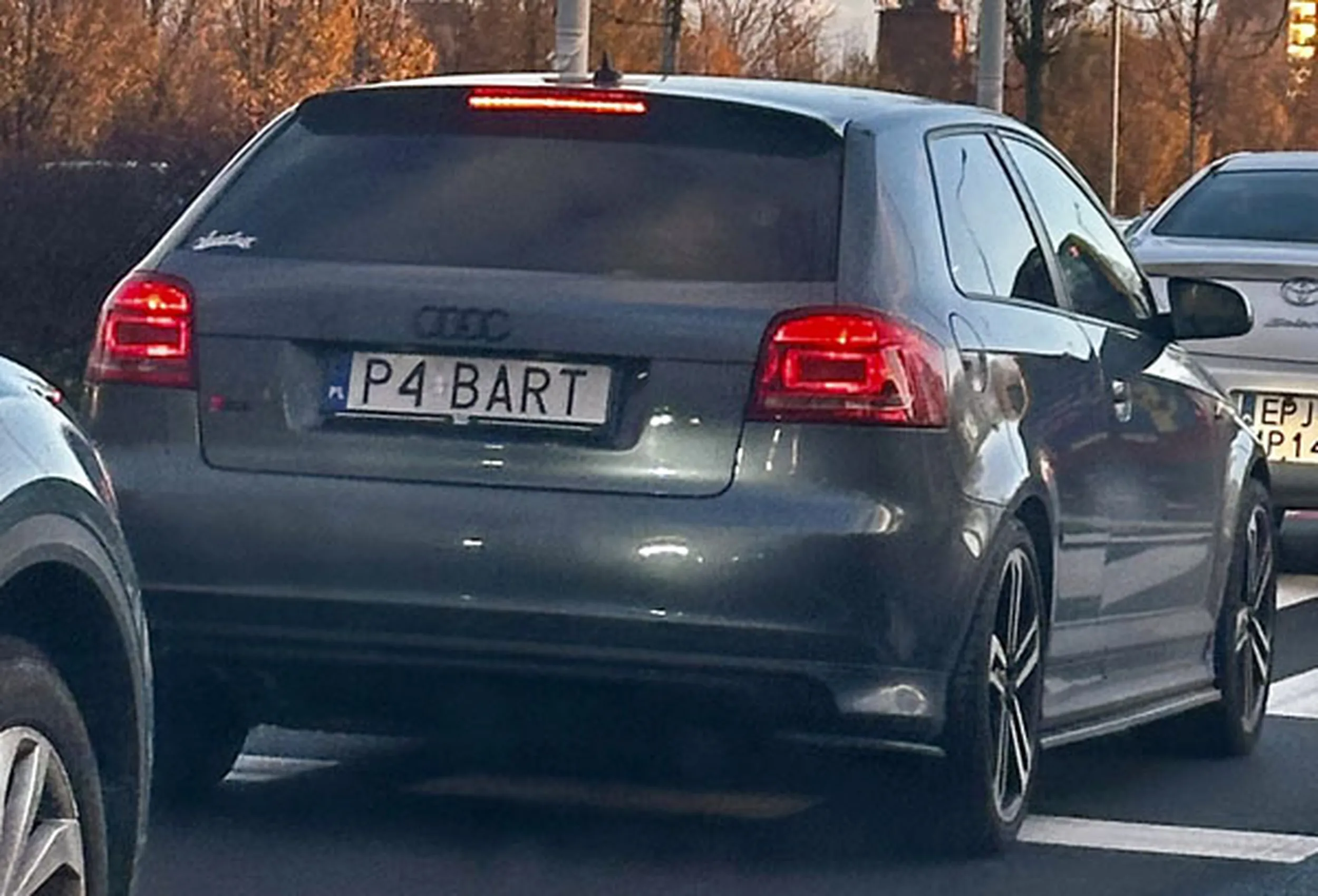Fajny numer, blacha P4 BART