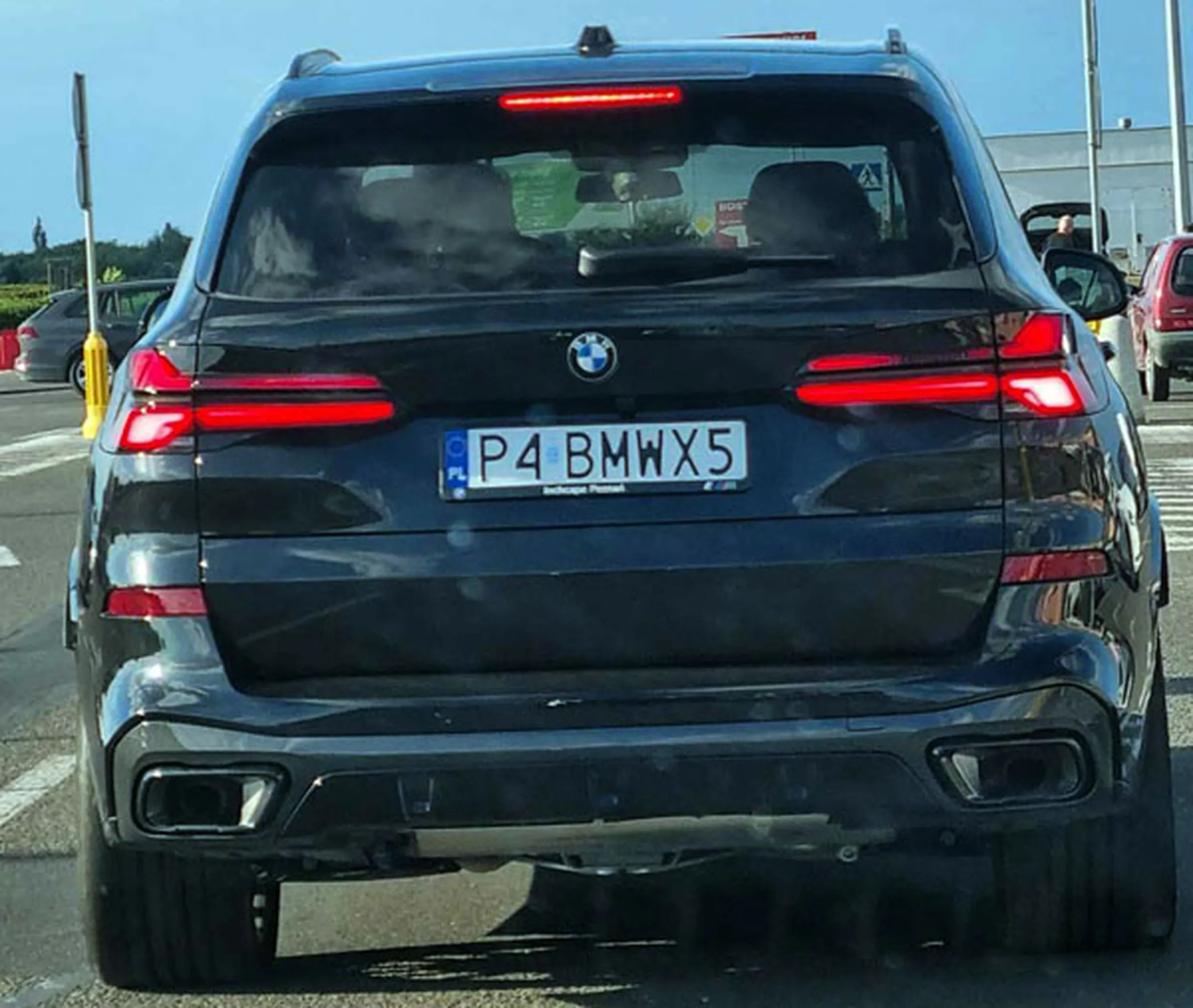Fajny numer, blacha P4 BMWX5