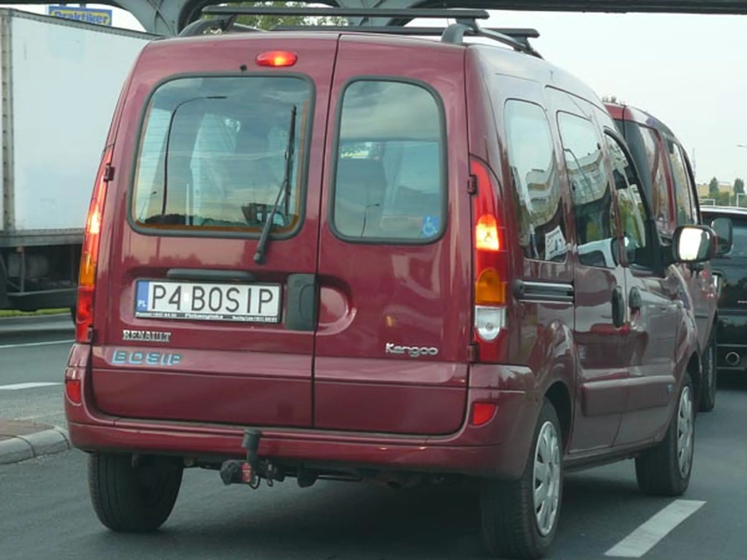 Fajny numer, blacha P4 BOSIP