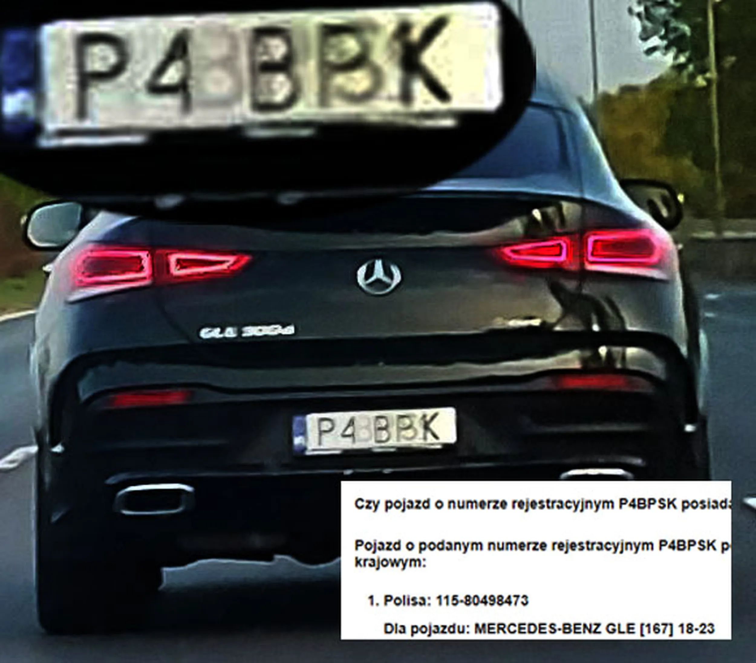 Fajny numer, blacha P4 BPSK