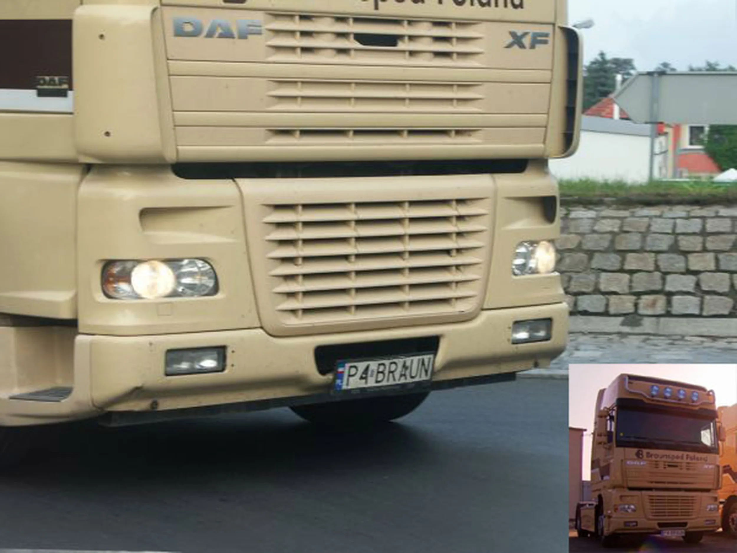 Fajny numer, blacha P4 BRAUN