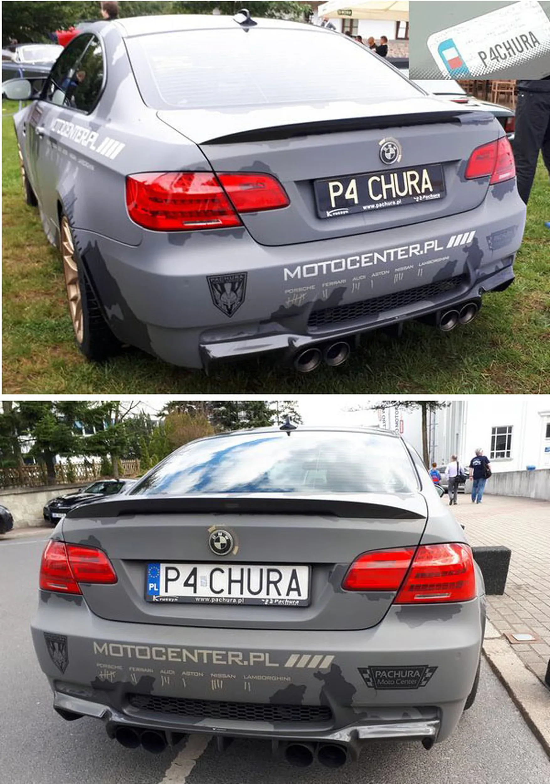 Fajny numer, blacha P4 CHURA