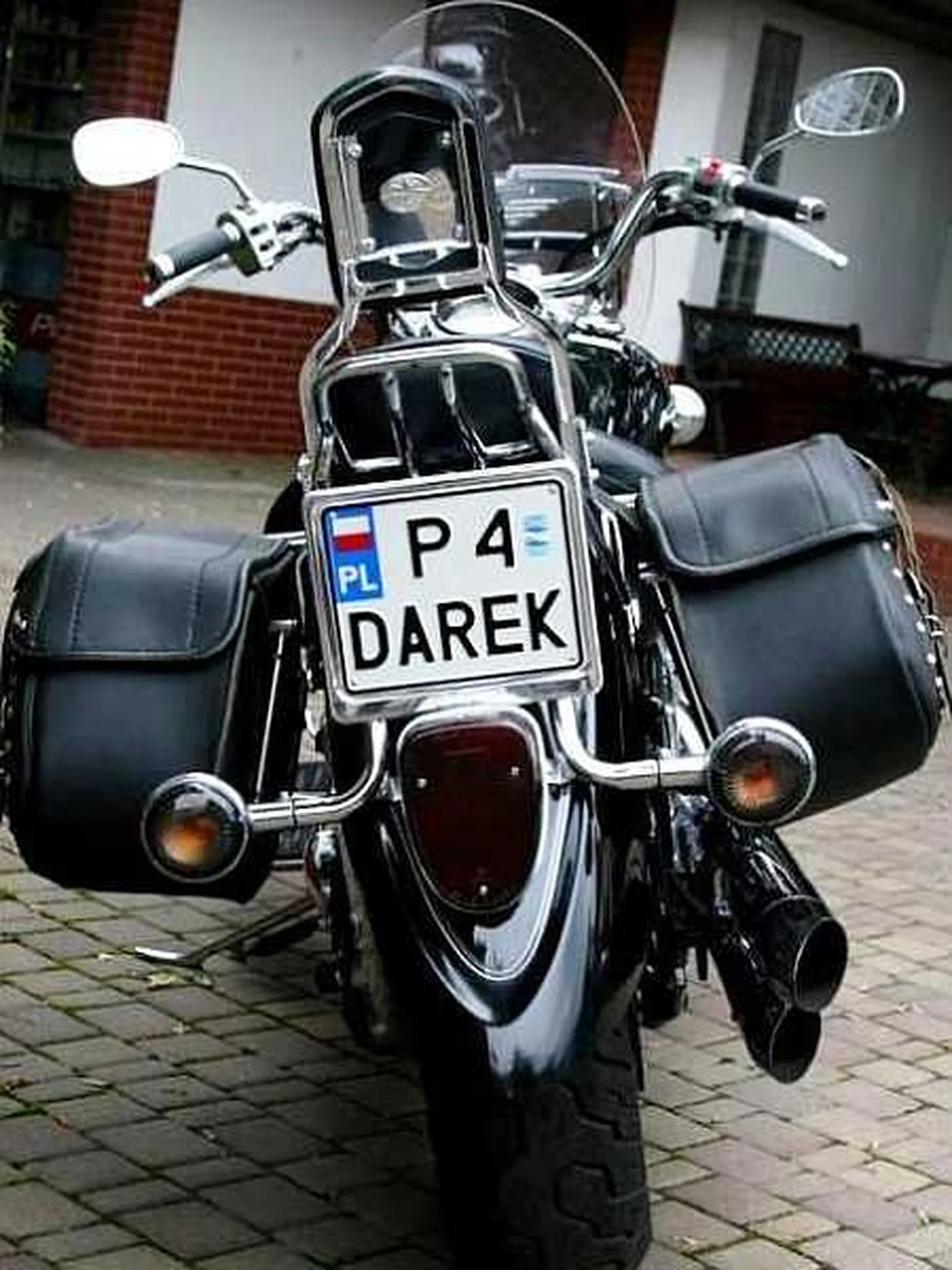 Fajny numer, blacha P4 DAREK