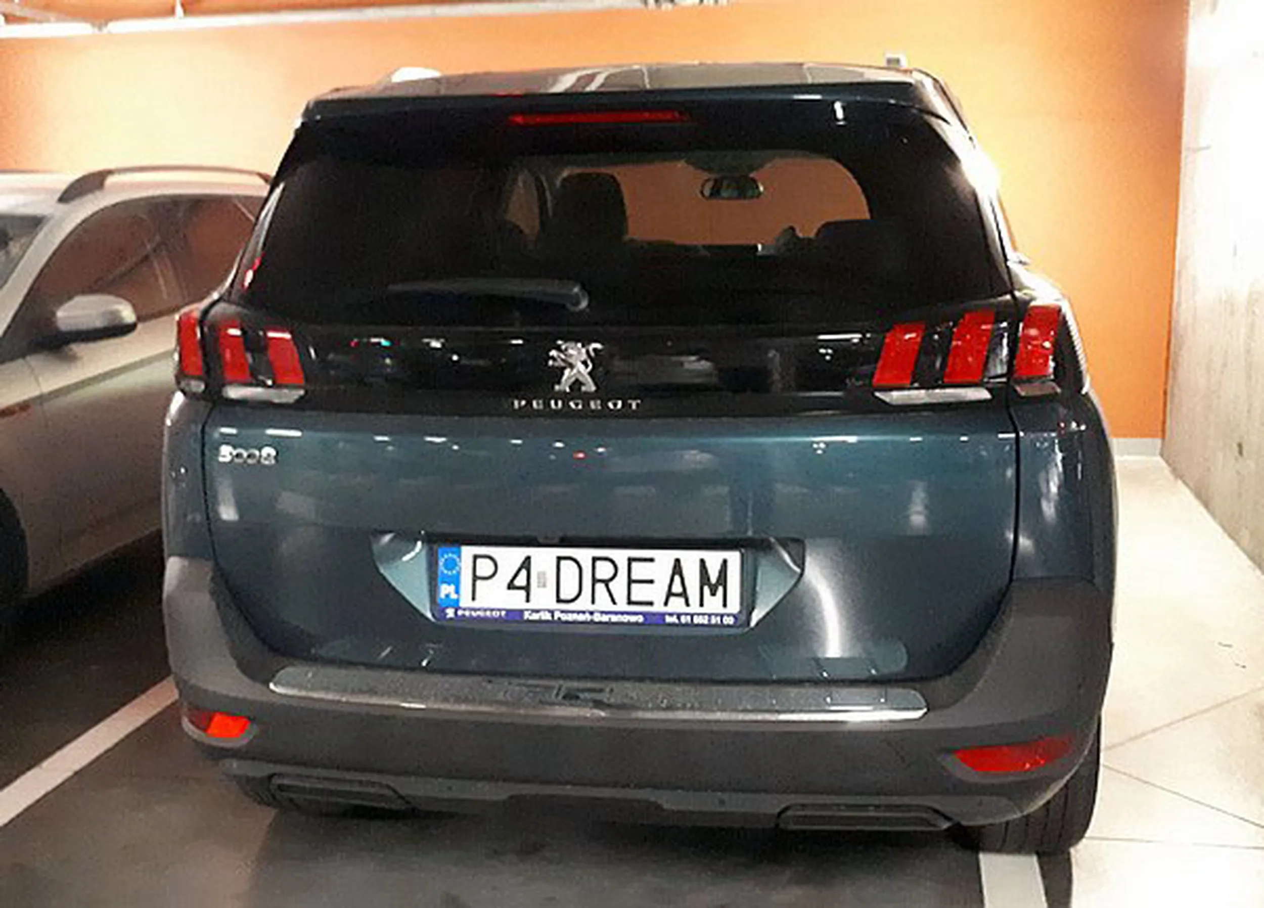 Fajny numer, blacha P4 DREAM