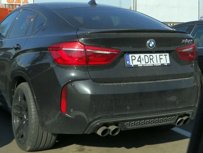 Fajny numer, blacha P4 DRIFT