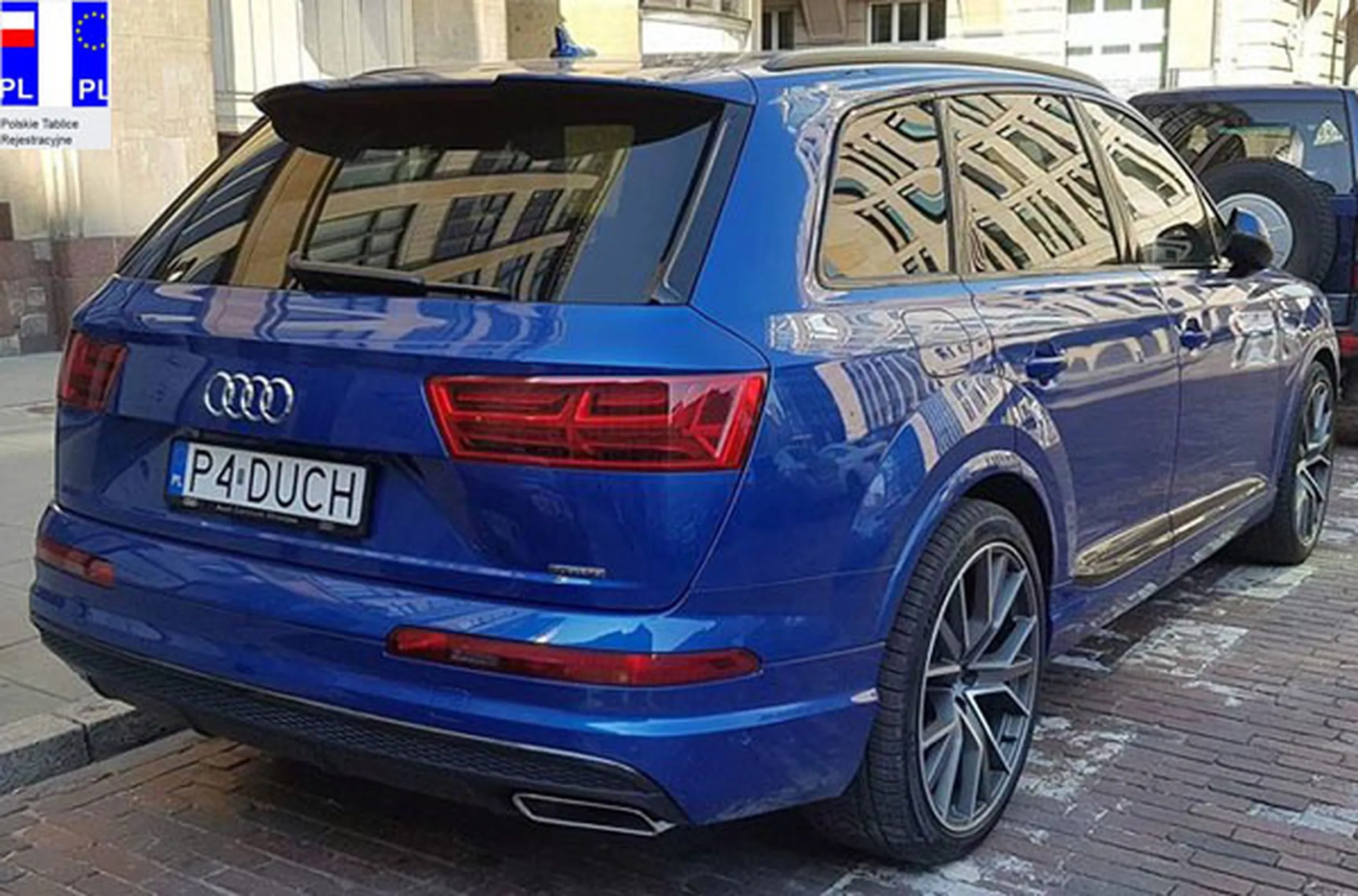 Fajny numer, blacha P4 DUCH