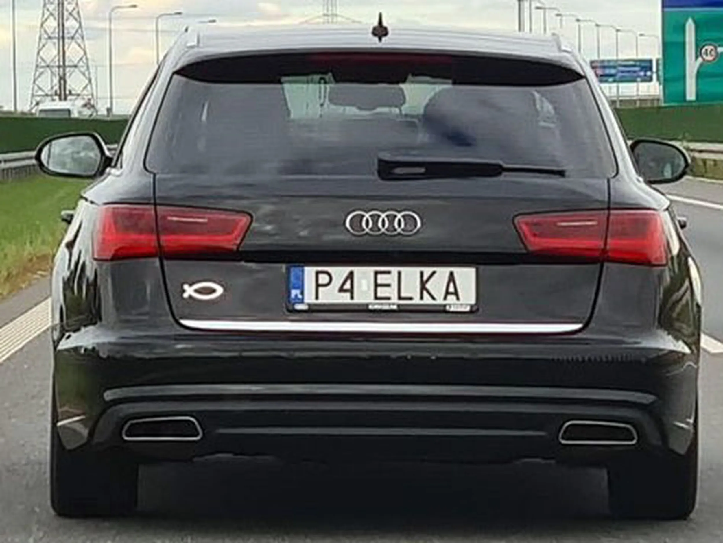 Fajny numer, blacha P4 ELKA