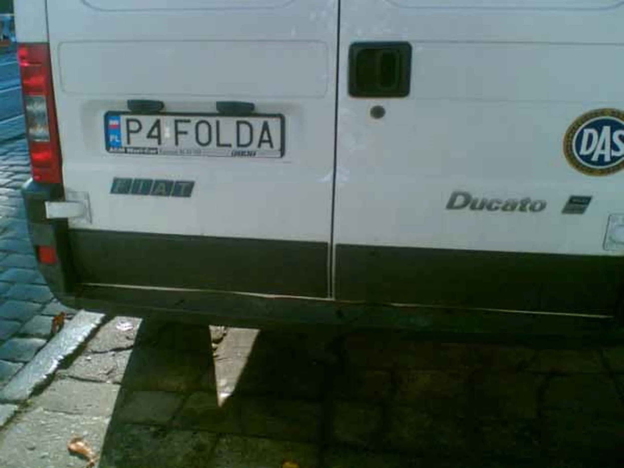 Fajny numer, blacha P4 FOLDA