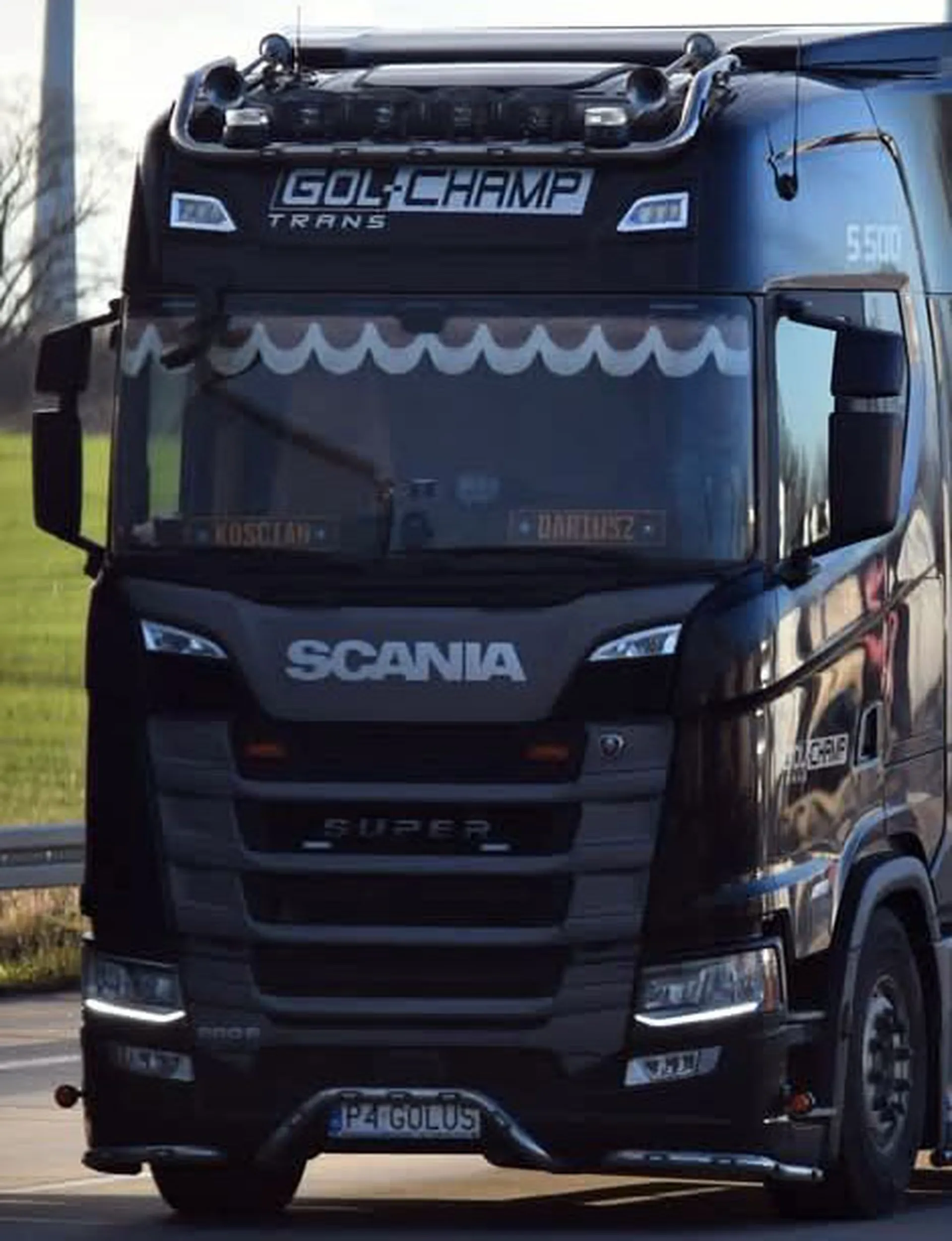 Fajny numer, blacha P4 GOLUS