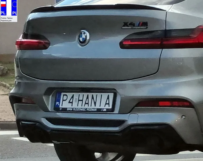 Fajny numer, blacha P4 HANIA
