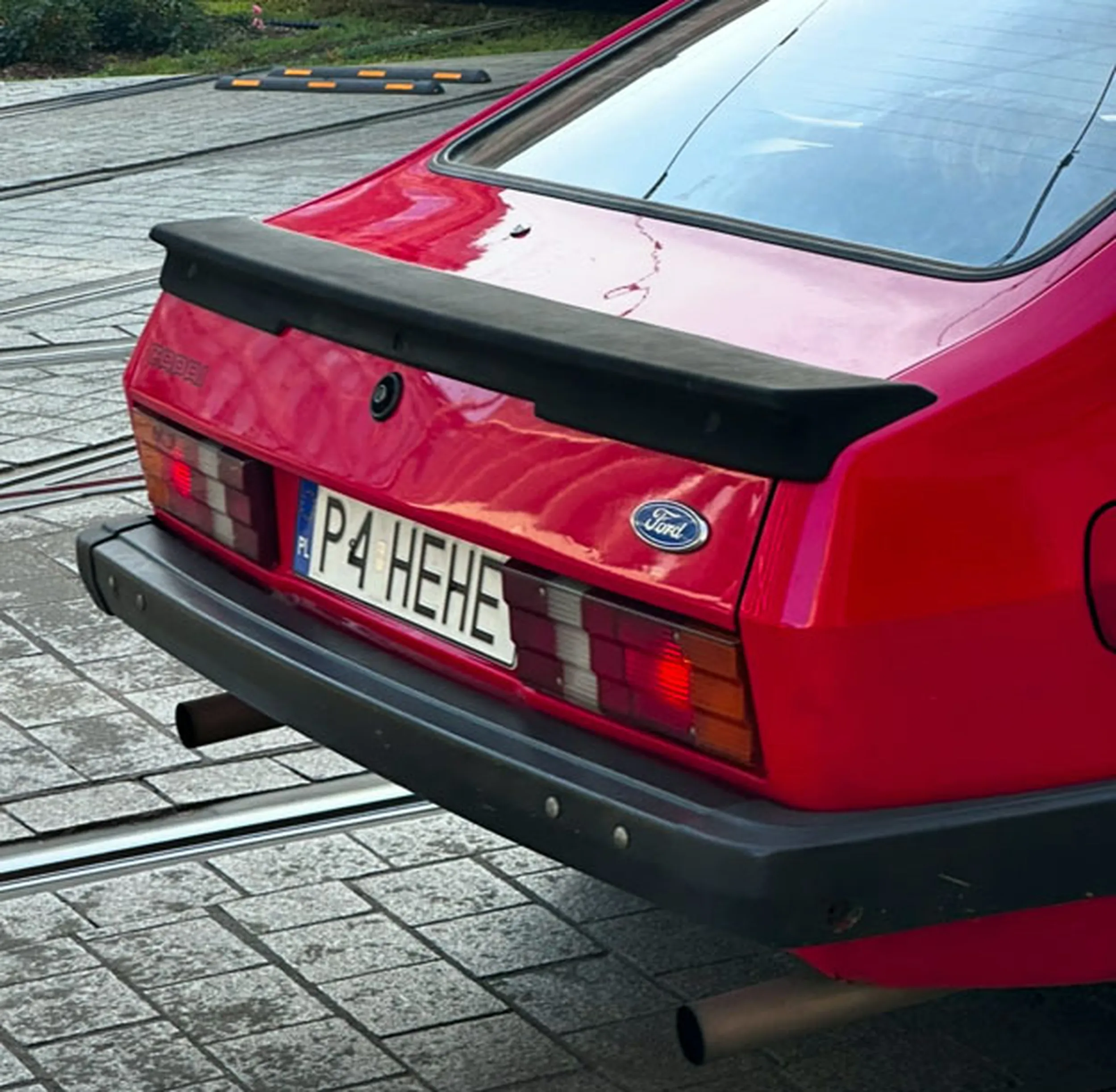 Fajny numer, blacha P4 HEHE