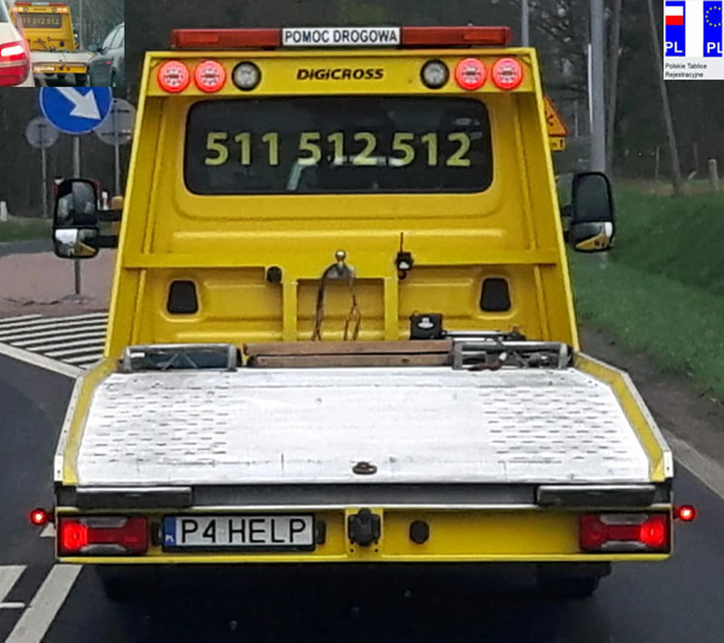 Fajny numer, blacha P4 HELP