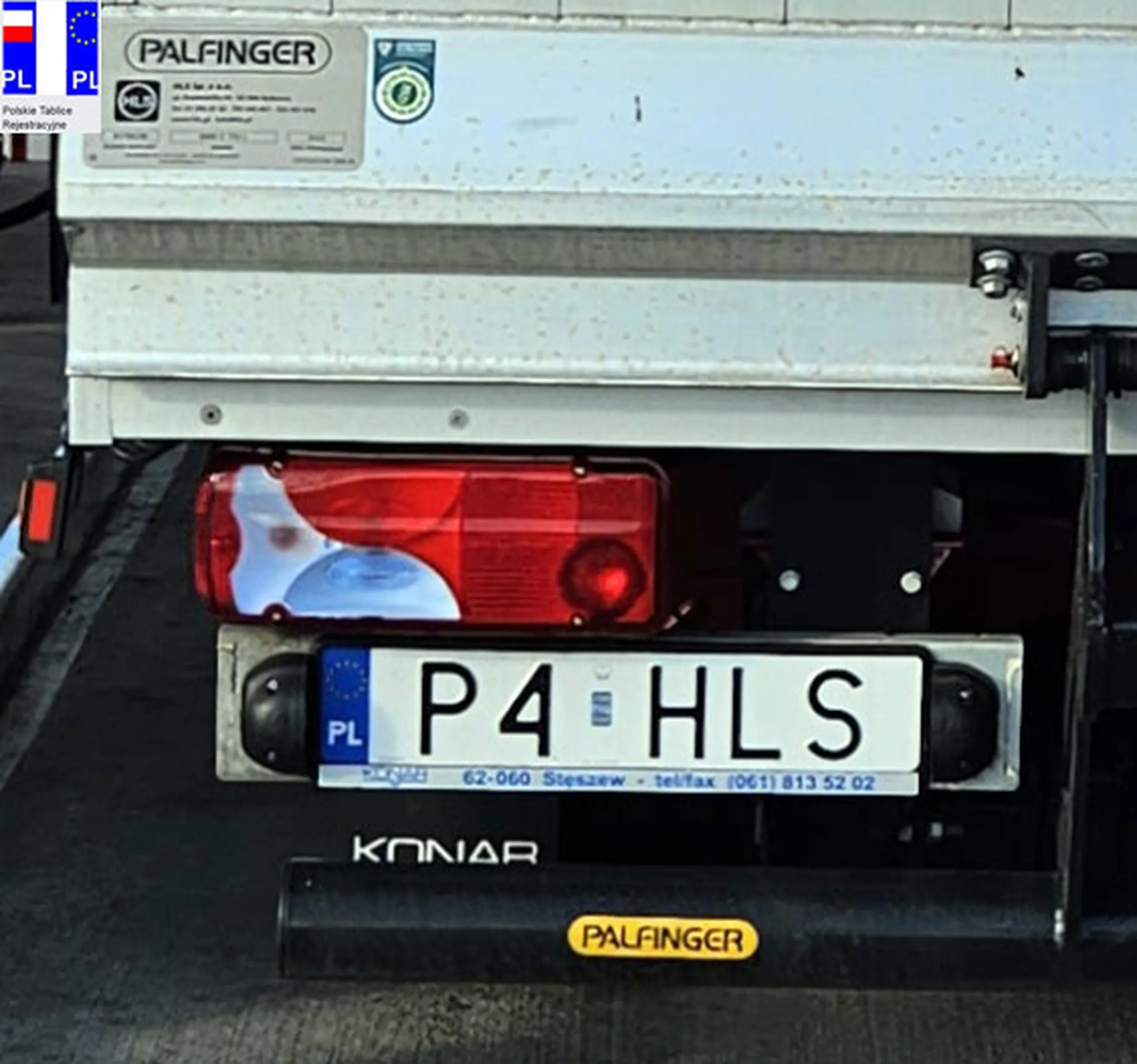 Fajny numer, blacha P4 HLS