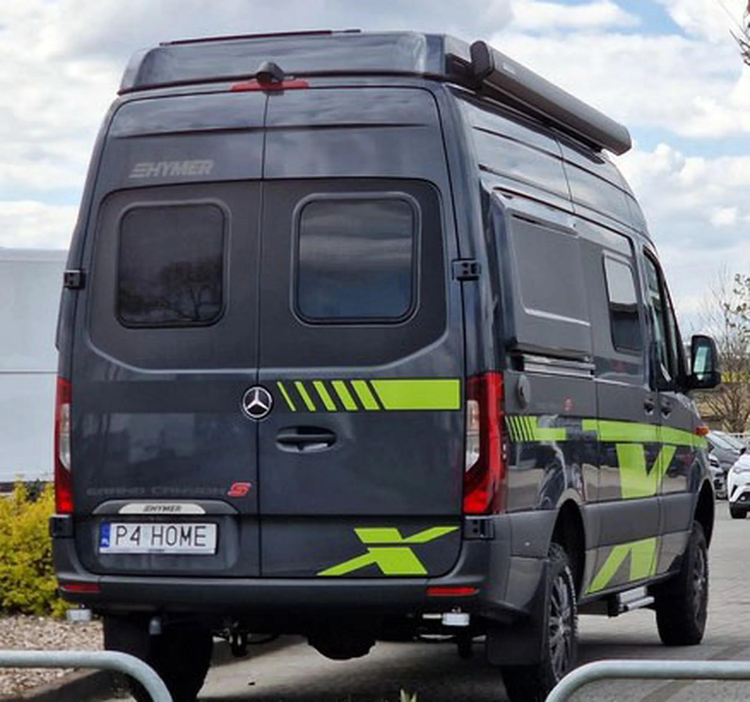 Fajny numer, blacha P4 HOME