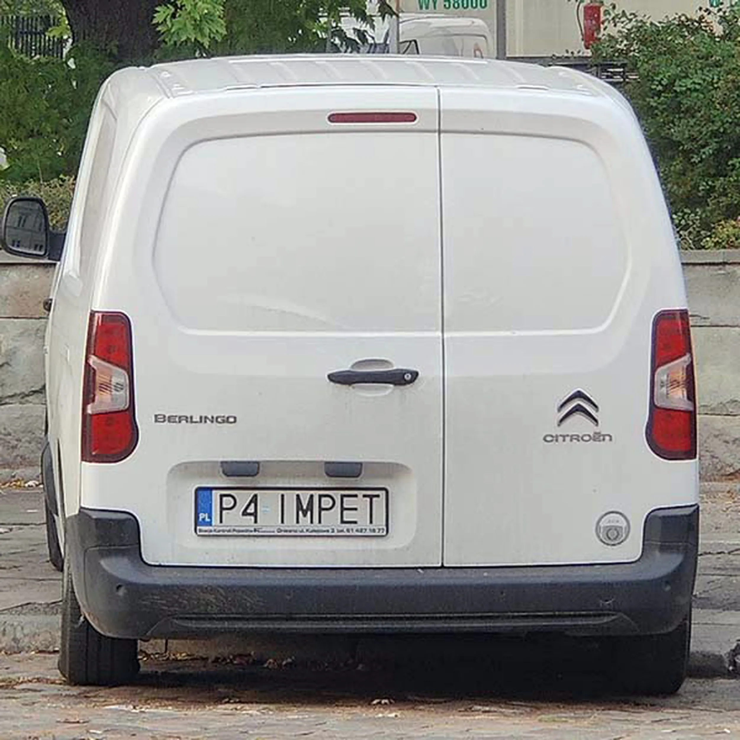 Fajny numer, blacha P4 IMPET