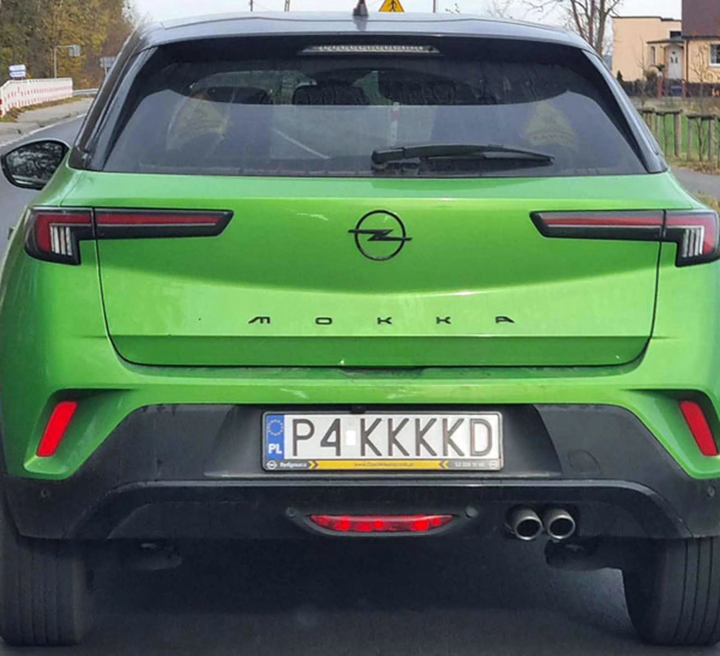 Fajny numer, blacha P4 KKKKD