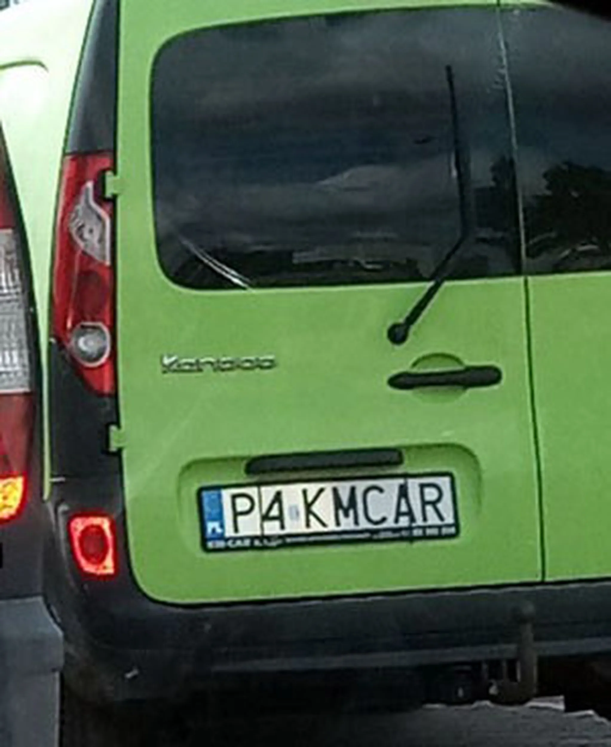 Fajny numer, blacha P4 KMCAR