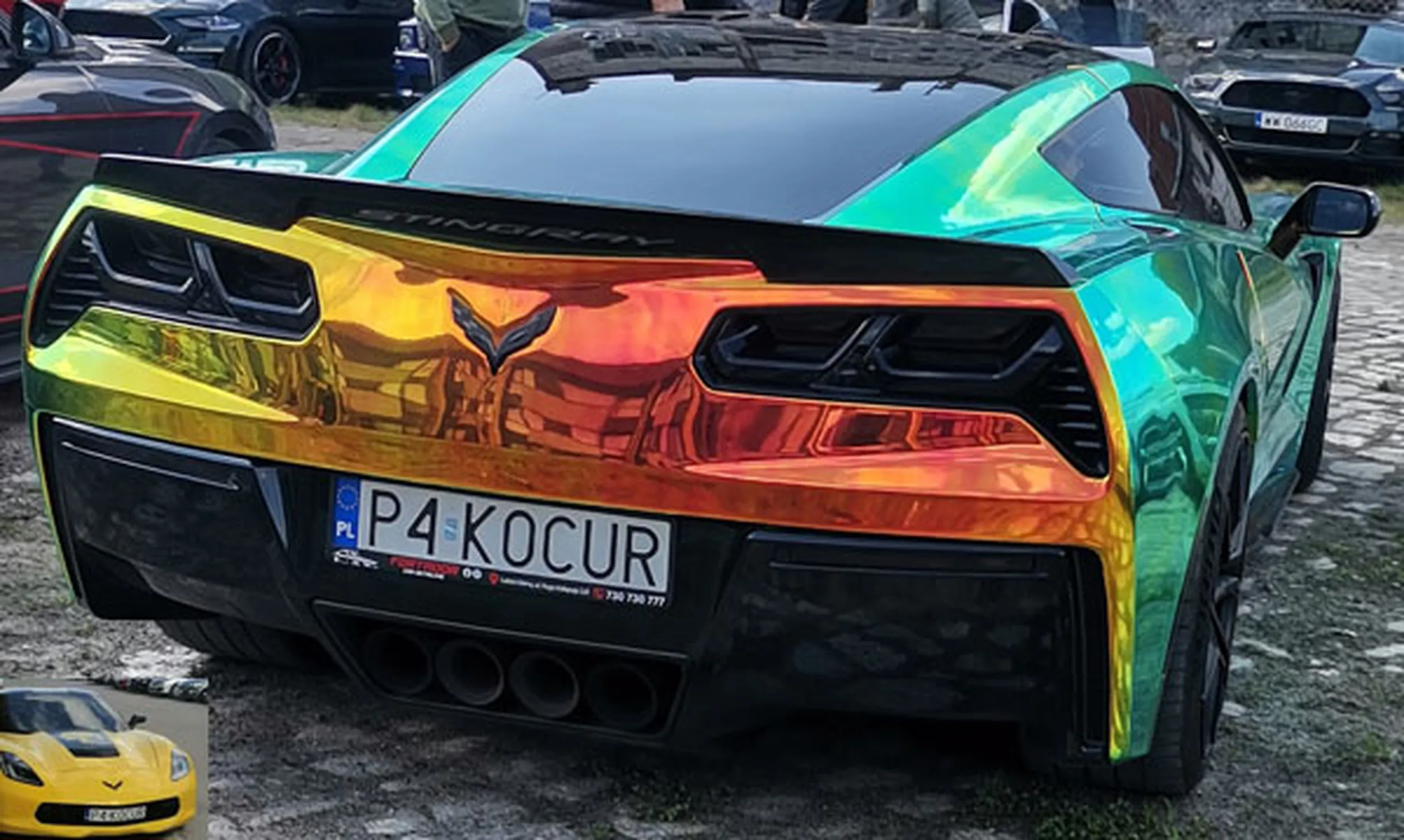 Fajny numer, blacha P4 KOCUR