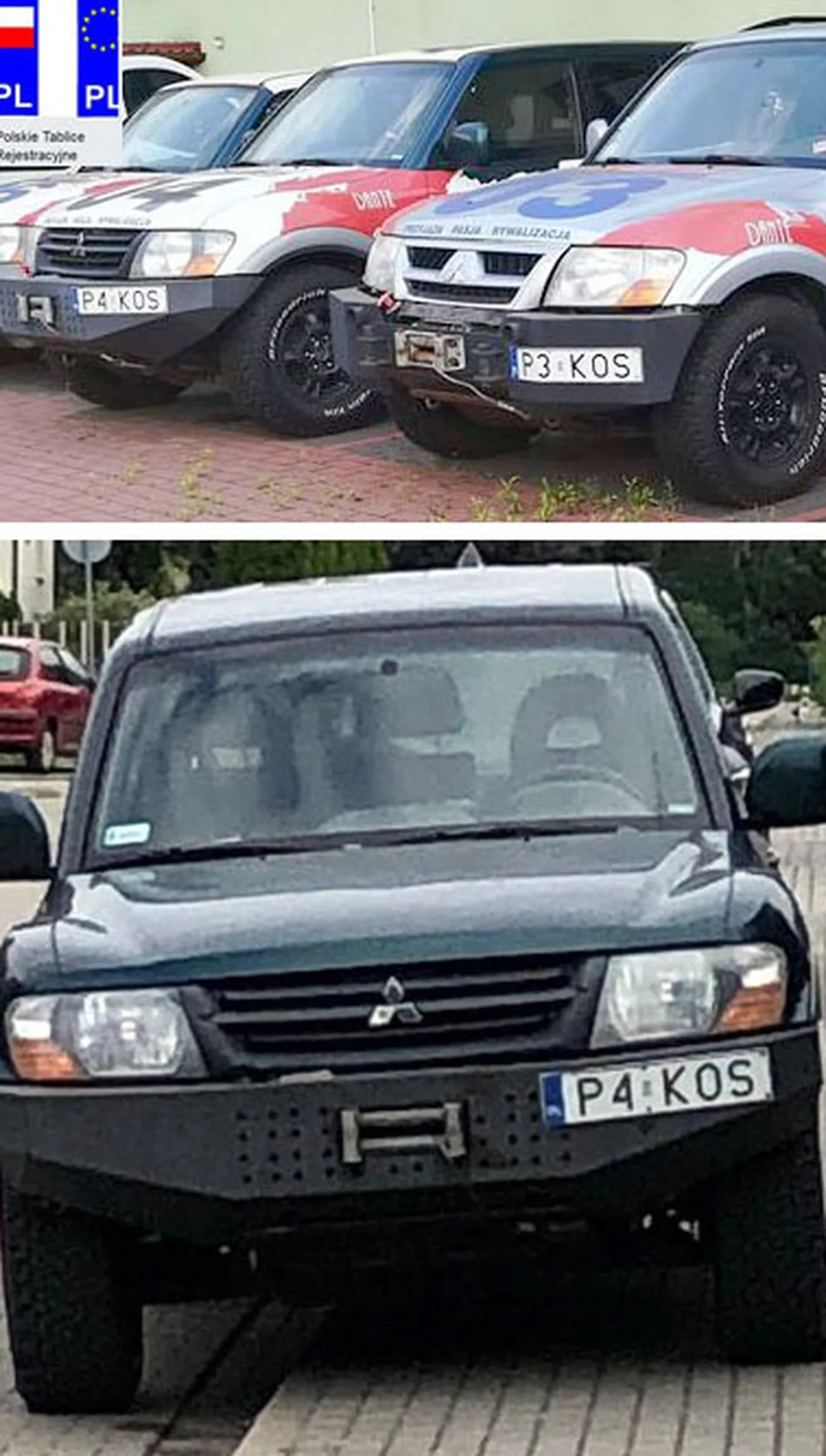Fajny numer, blacha P4 KOS