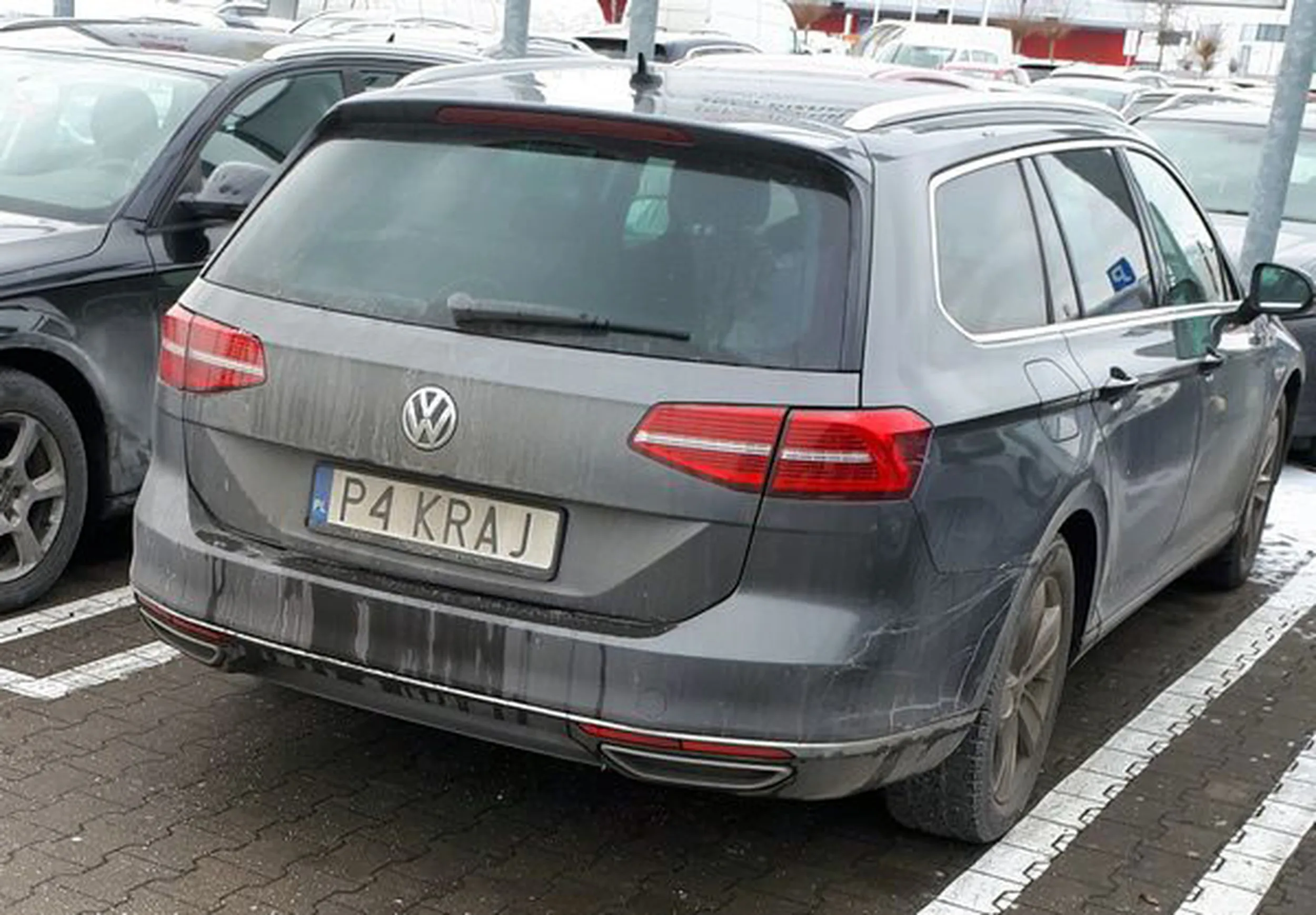 Fajny numer, blacha P4 KRAJ