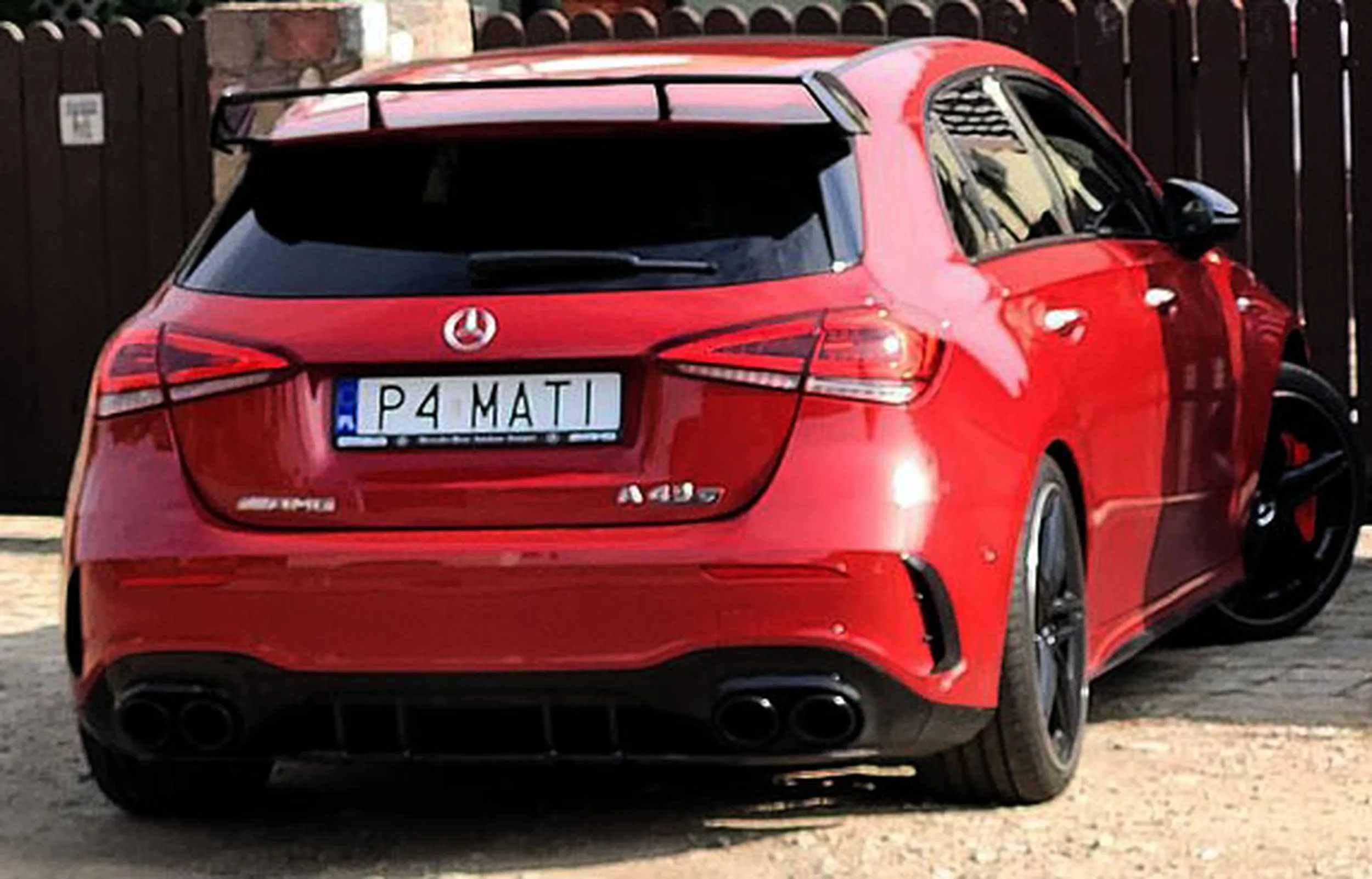 Fajny numer, blacha P4 MATI