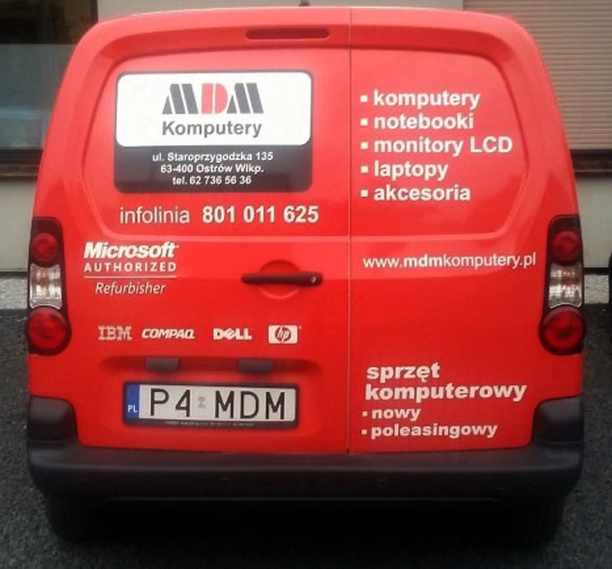 Fajny numer, blacha P4 MDM